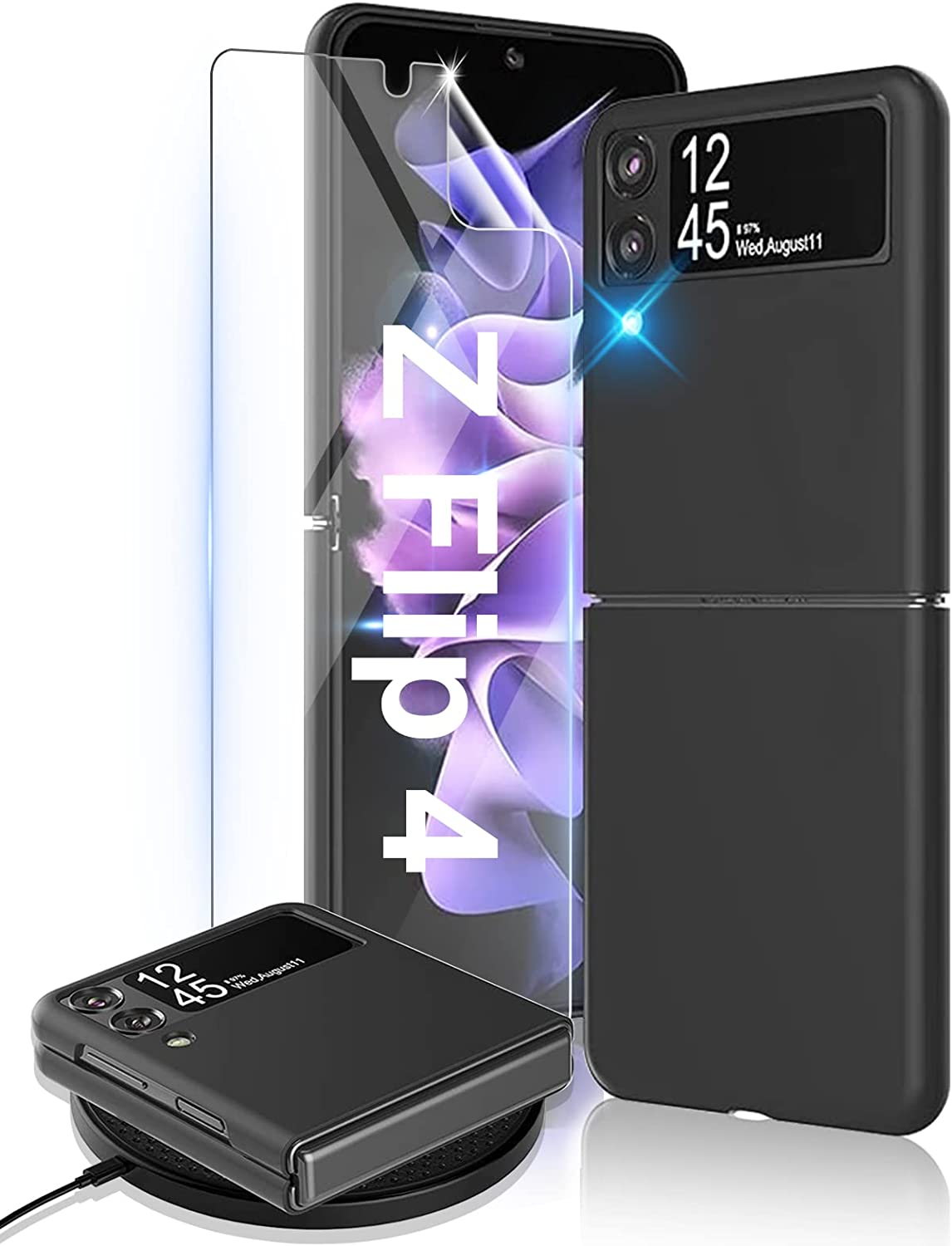 Samsung Galaxy Z Flip 4 Slim Protective Case - Ultra Thin Lightweight Cover for Everyday Use | Perfect for Work, Travel & Outdoor Activities