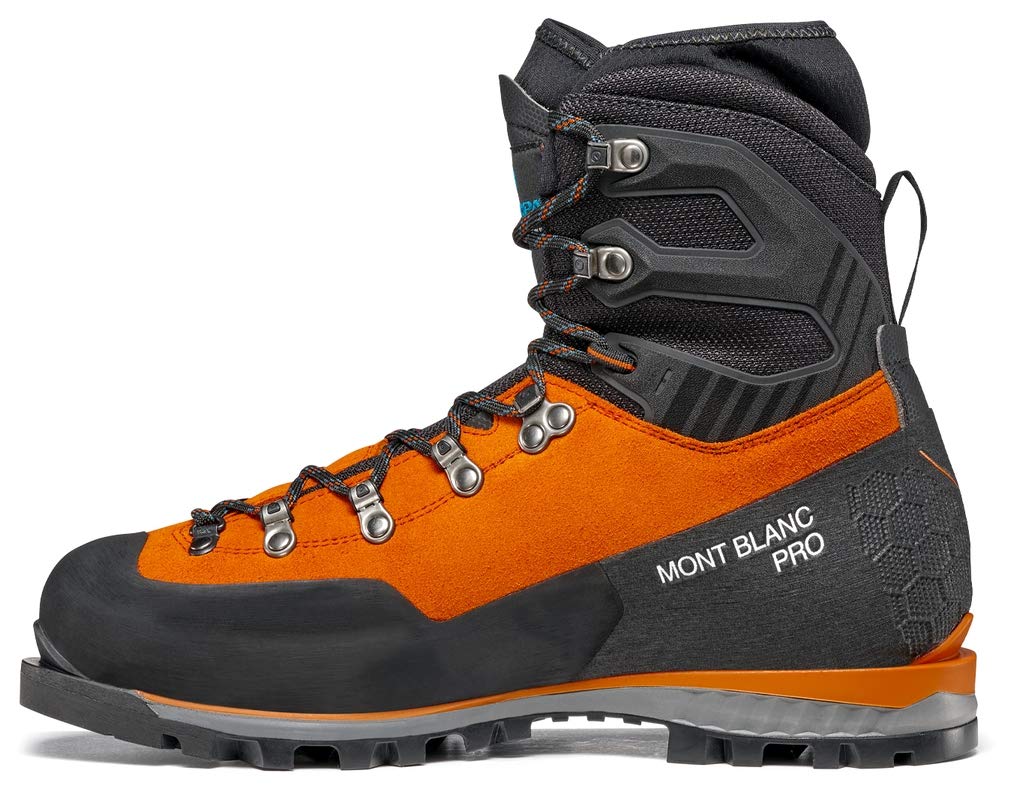 SCARPA Men's Mont Blanc Pro GTX Waterproof Hiking Boots - Gore-Tex Technology for Extreme Weather - Perfect for Mountain Climbing, Backpacking & Outdoor Adventures