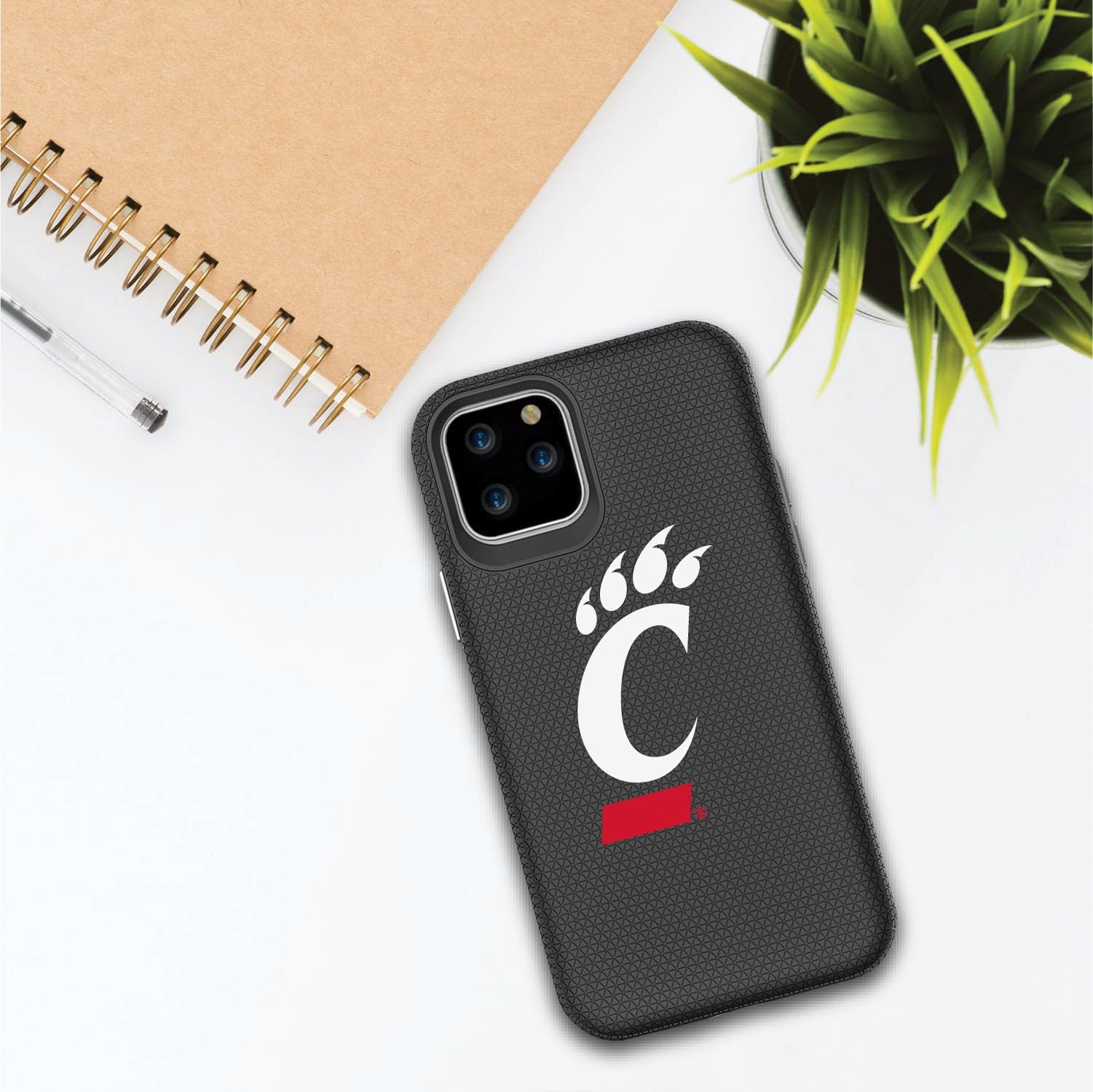 OTM Essentials Durable Shockproof Phone Case for iPhone 11 Pro - University of Cincinnati Bearcats Design - Perfect for College Students & Alumni Protection