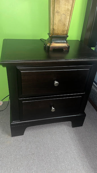 2 Drawer Night Stand - Modern Bedside Table with Storage for Bedroom, Living Room & Office - Perfect for Lamps, Books & Essentials