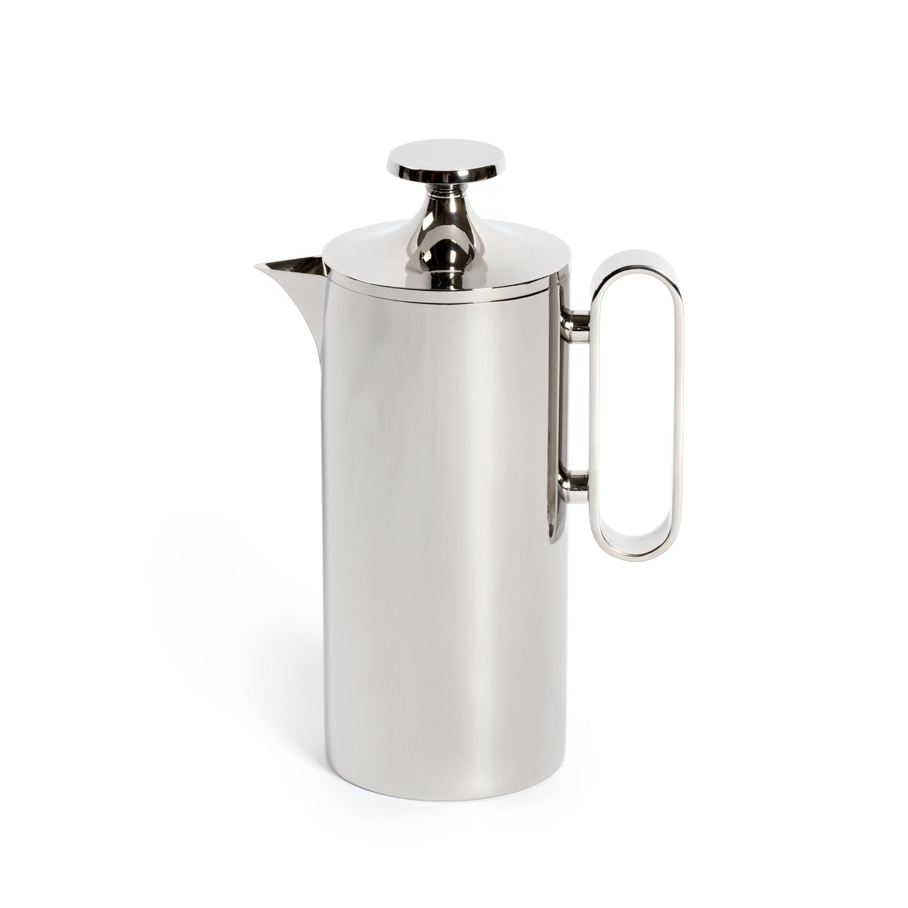8 Cup Stainless Steel French Press Coffee Maker - Small Cafetiere with Heat-Resistant Handle for Home, Office & Camping Use
