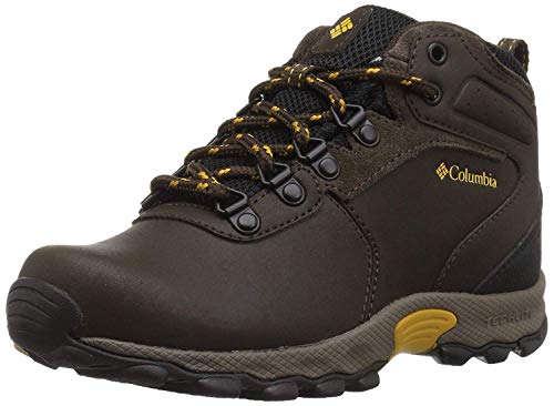 Columbia Kids' Newton Ridge Plus Waterproof Hiking Boots - Lightweight Outdoor Shoes for Boys & Girls - Perfect for Trail Walking, Camping & Mountain Adventures