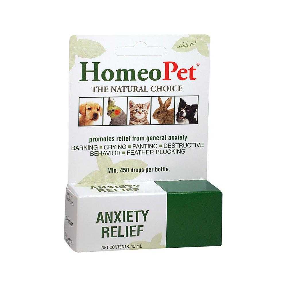 Homeopet Anxiety Relief for Dogs & Cats - Natural Stress & Calming Aid - Safe & Effective Pet Anxiety Treatment for Travel, Storms, Separation & Vet Visits