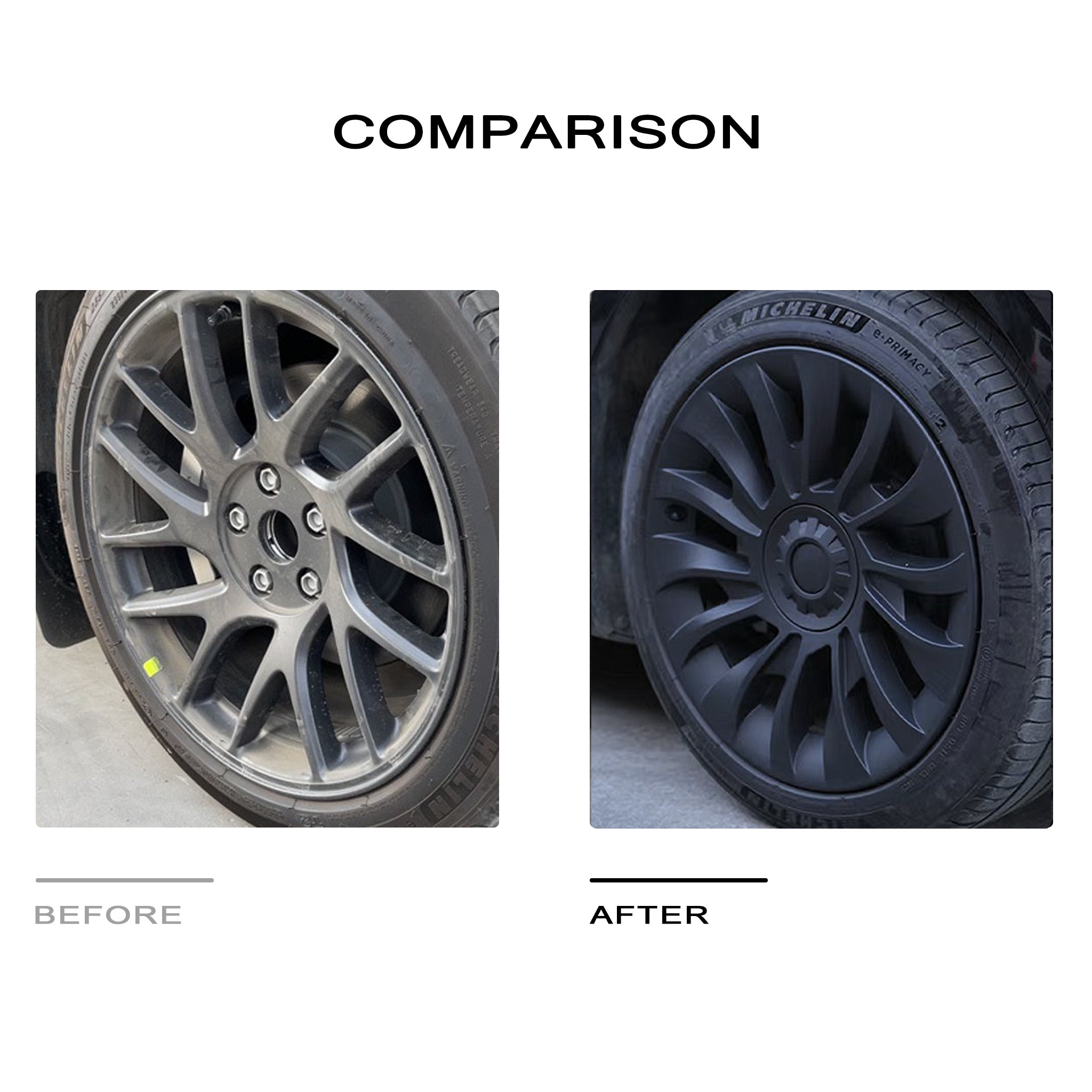 1 PCS Uberturbine Wheel Cover for Tesla Model 3 Highland 18