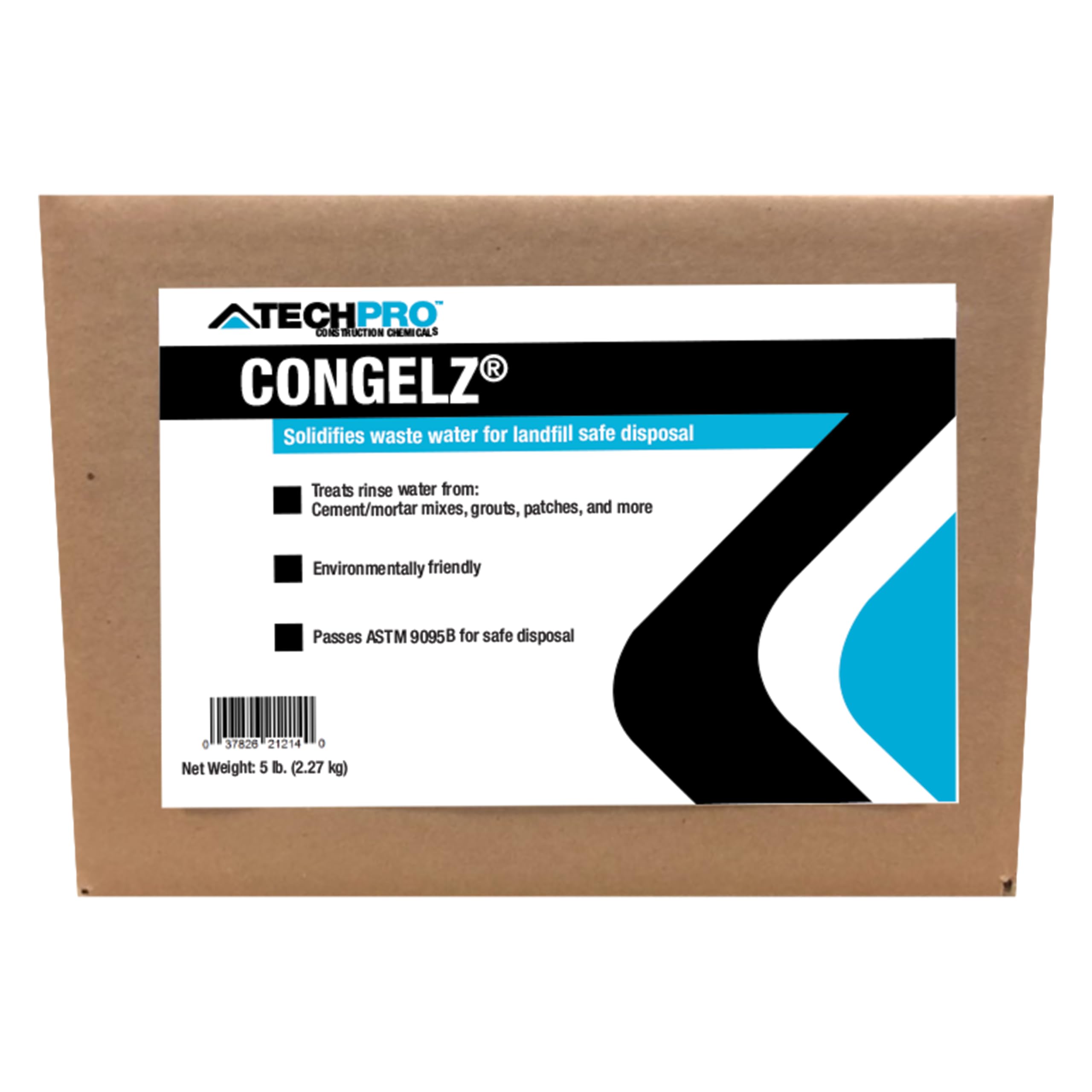 CONGELZ Waste Water Solidifier - 15 Pound Absorbent Powder for Liquid Waste Solidification, Spill Cleanup & Landfill-Safe Disposal | Ideal for Industrial, Garage & Emergency Spill Response