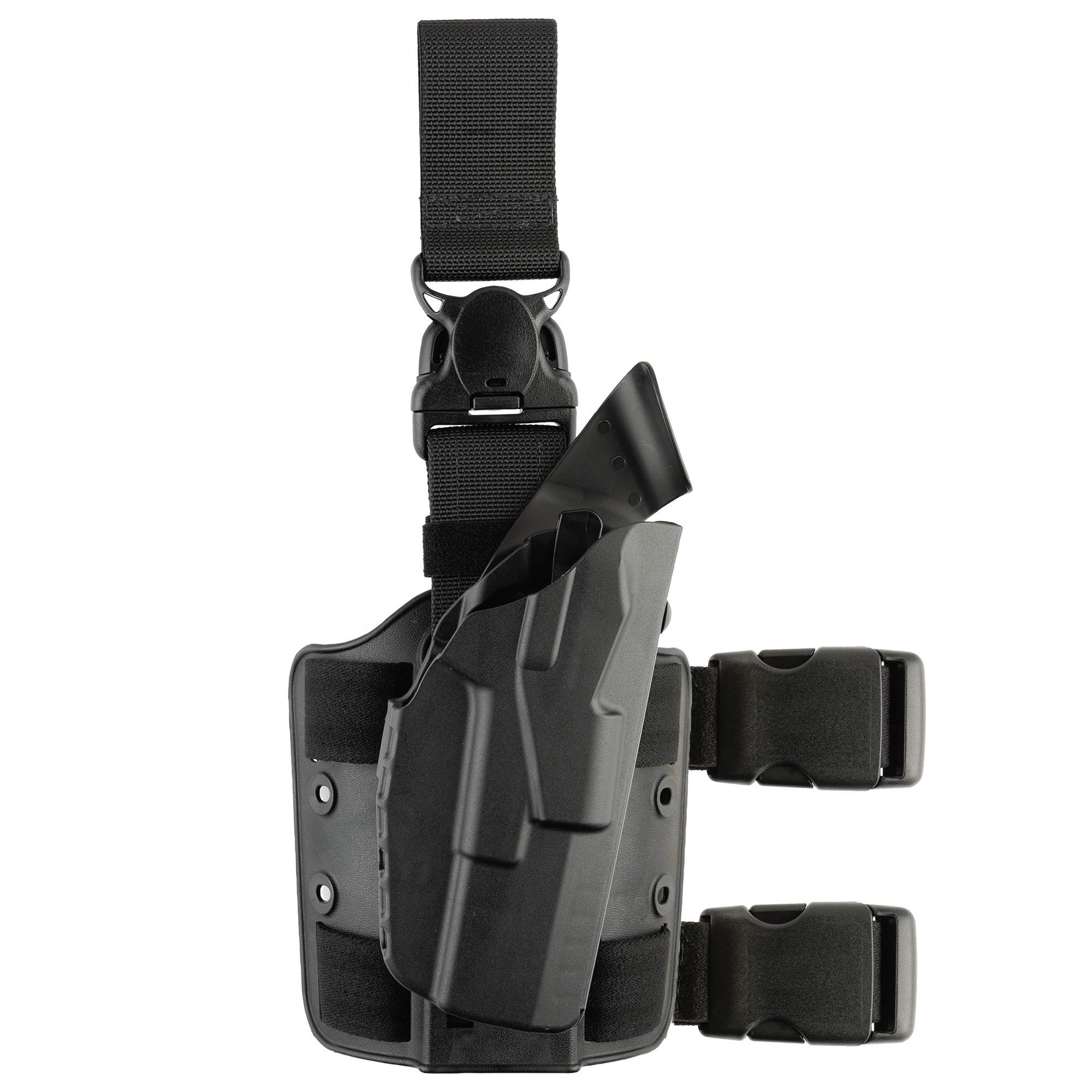 Safariland 7355 ALS Tactical Holster with Quick-Release Leg Strap - Right Hand Thigh Rig for Law Enforcement, Military & Outdoor Shooting