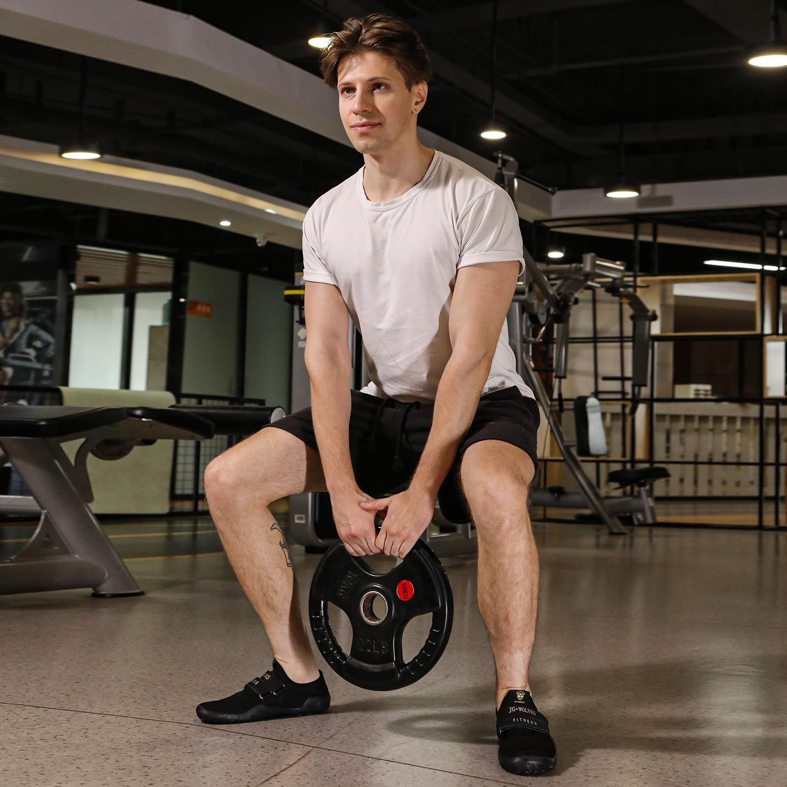 Best Deadlift Shoes for Men & Women - Cross-Training Gym Sneakers with Stable Heel for Weightlifting, Powerlifting & Squats - Perfect for Home & Commercial Gym Workouts