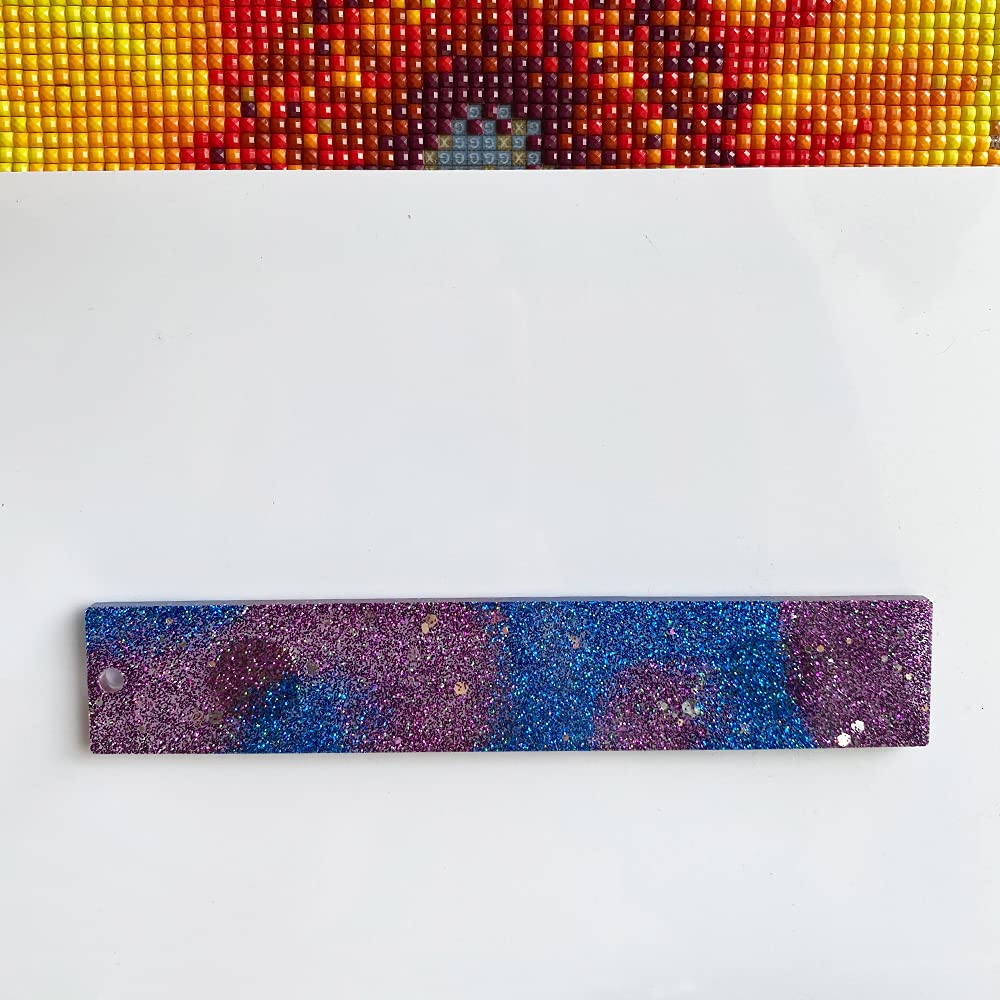 5D Diamond Painting Cover Minder & Draft Table Tray Holder - Purple Blue Drill Saver for DIY Art Projects | Perfect for Crafting, Home Decor & Gift Making