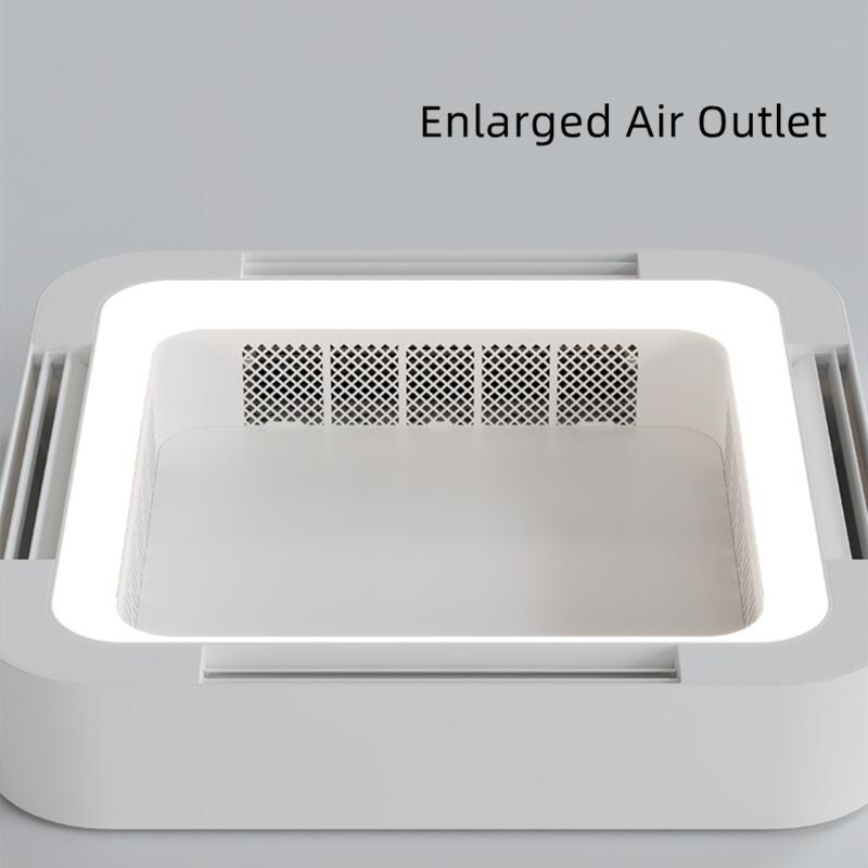 Smart LED Ceiling Fan with Remote Control - Energy Efficient Modern Design for Bedroom, Living Room & Office - Quiet Operation & Adjustable Speed