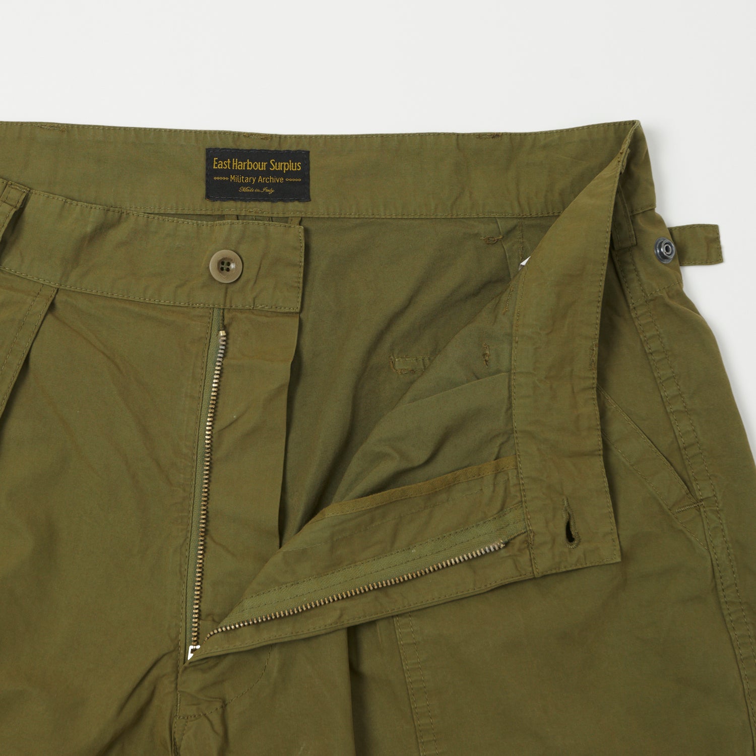 East Harbour Surplus 'Brando 301' Men's Casual Shorts - Green | Comfortable Summer Shorts for Outdoor Activities, Beach, and Travel