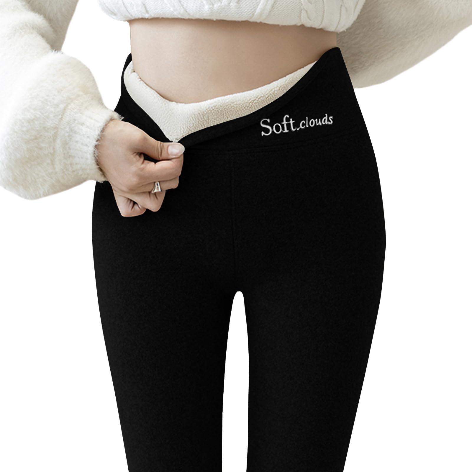 Women's Winter Fleece Lined Leggings - High Waisted Thermal Soft Warm Yoga Pants for Cold Weather | Perfect for Running, Workouts & Everyday Winter Wear