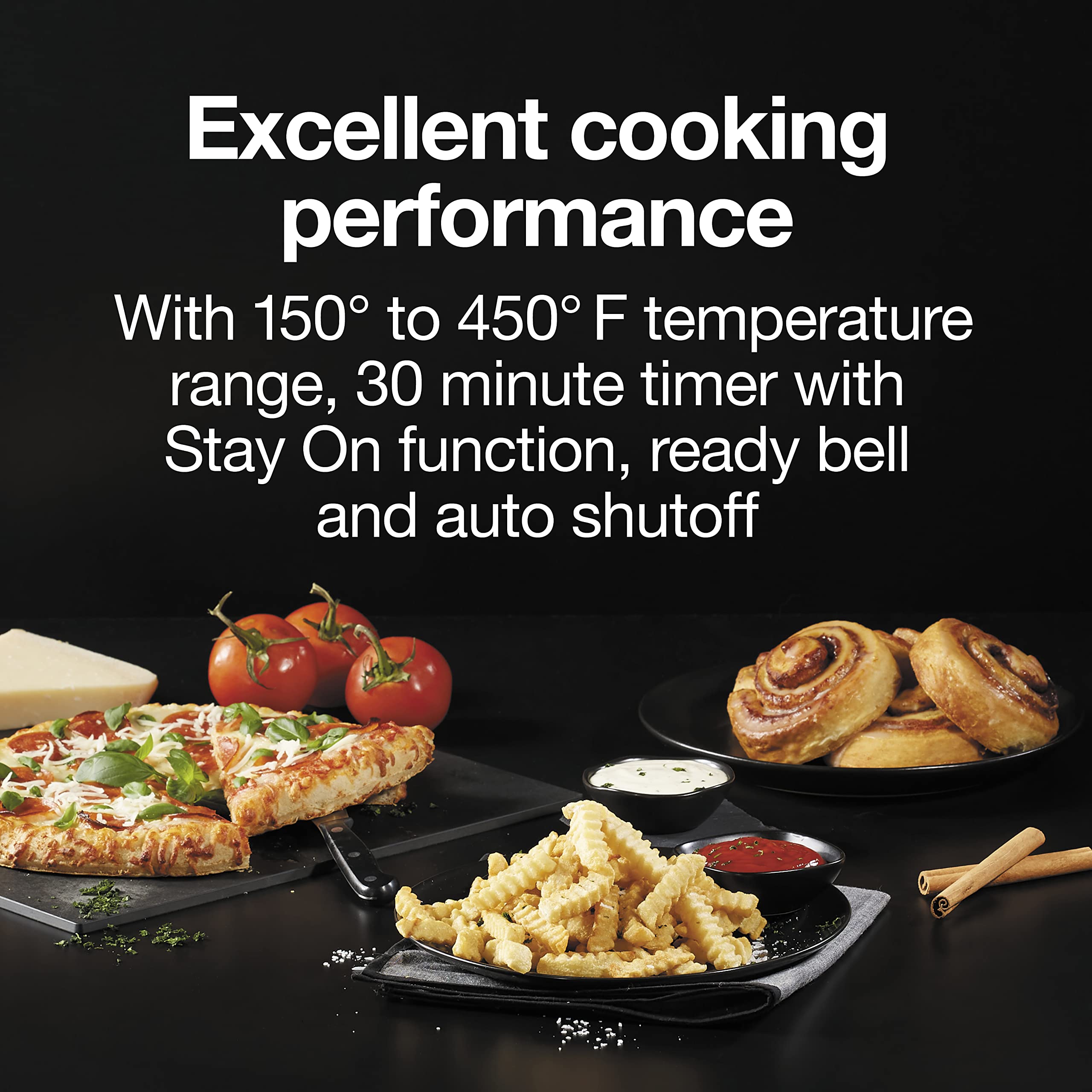 Proctor Silex 4-in-1 Air Fryer Toaster Oven Combo with Convection, Bake & Broil Functions - 6-Slice or 12