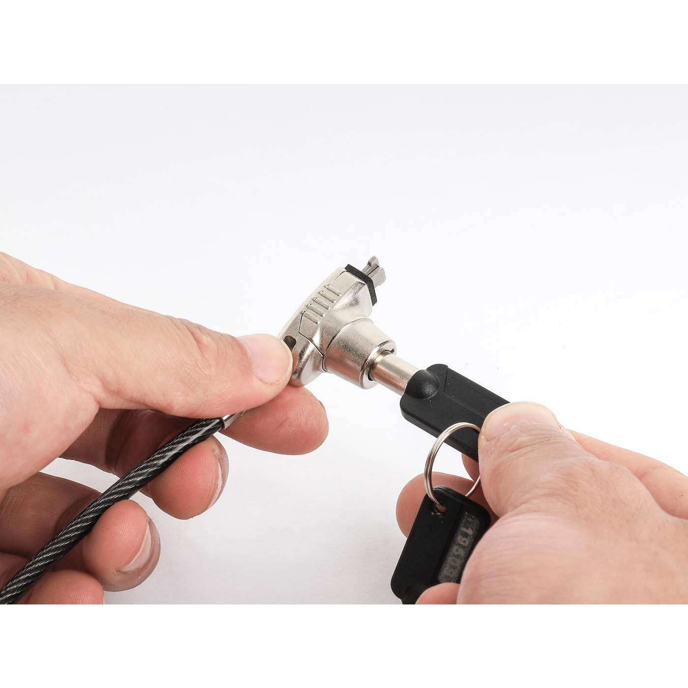 Secure Keyed Laptop Lock for Nano Security Slot - Anti-Theft Protection for MacBook, Chromebook & Laptops - Perfect for Office, School & Travel Use