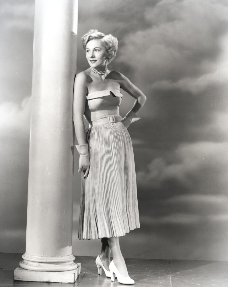 Joan Fontaine Strapless Dress Photo Print - 8x10 Inches - Vintage Hollywood Glamour - Perfect for Home Decor, Movie Memorabilia, and Classic Film Fan Gifts