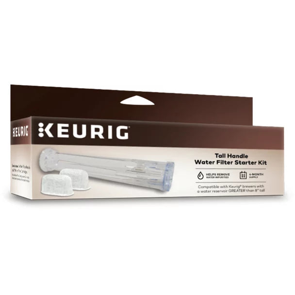 Keurig Side Reservoir Water Filter Starter Kit – Compatible with K-Cup Coffee Makers – Improve Coffee Taste & Machine Longevity – Perfect for Home & Office Use