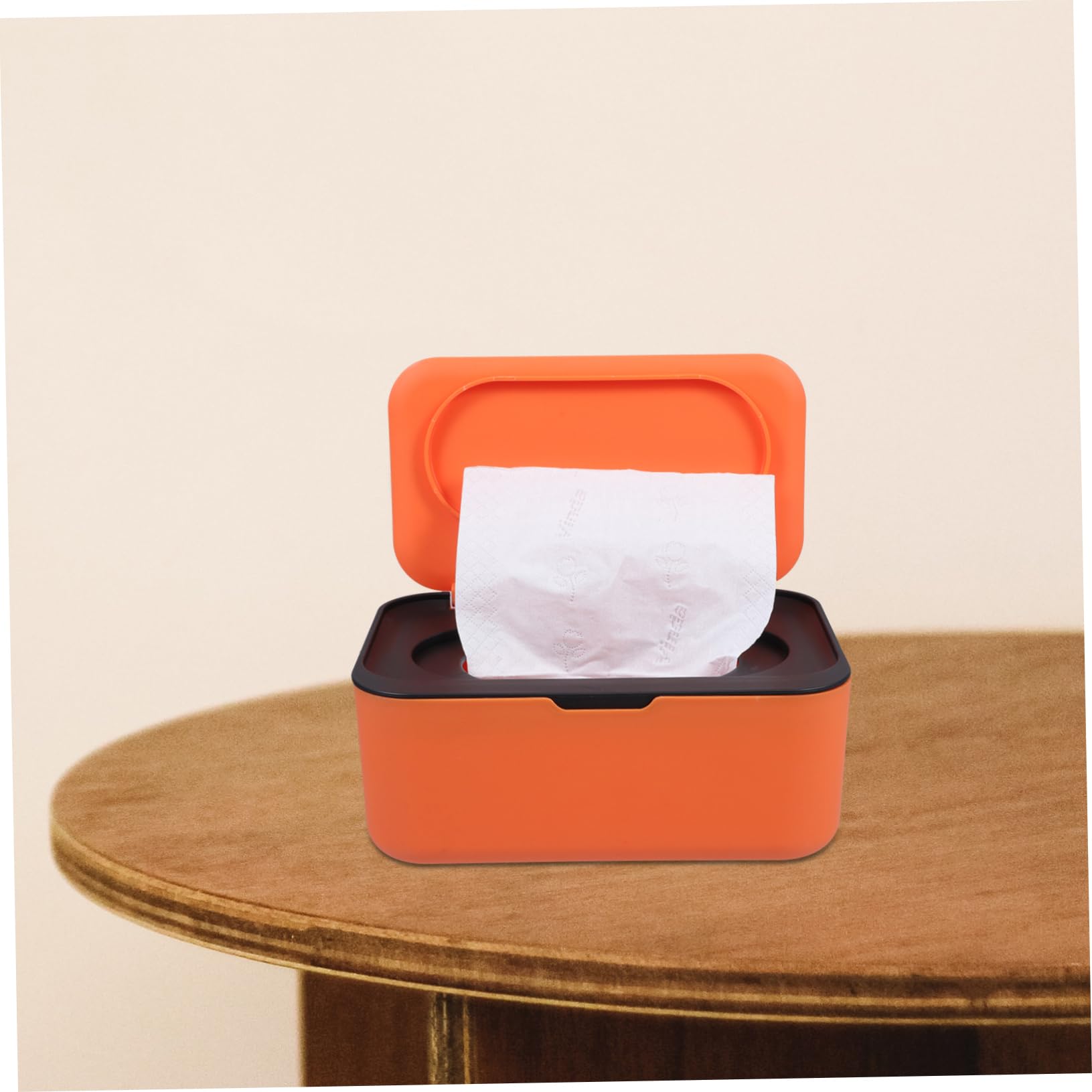 Yardenfun Portable Wipes Dispenser - Tissue Box Cover & Napkin Holder for Office, Living Room - Rectangular Design with Lock Feature | Perfect for Home, Office & Travel Use