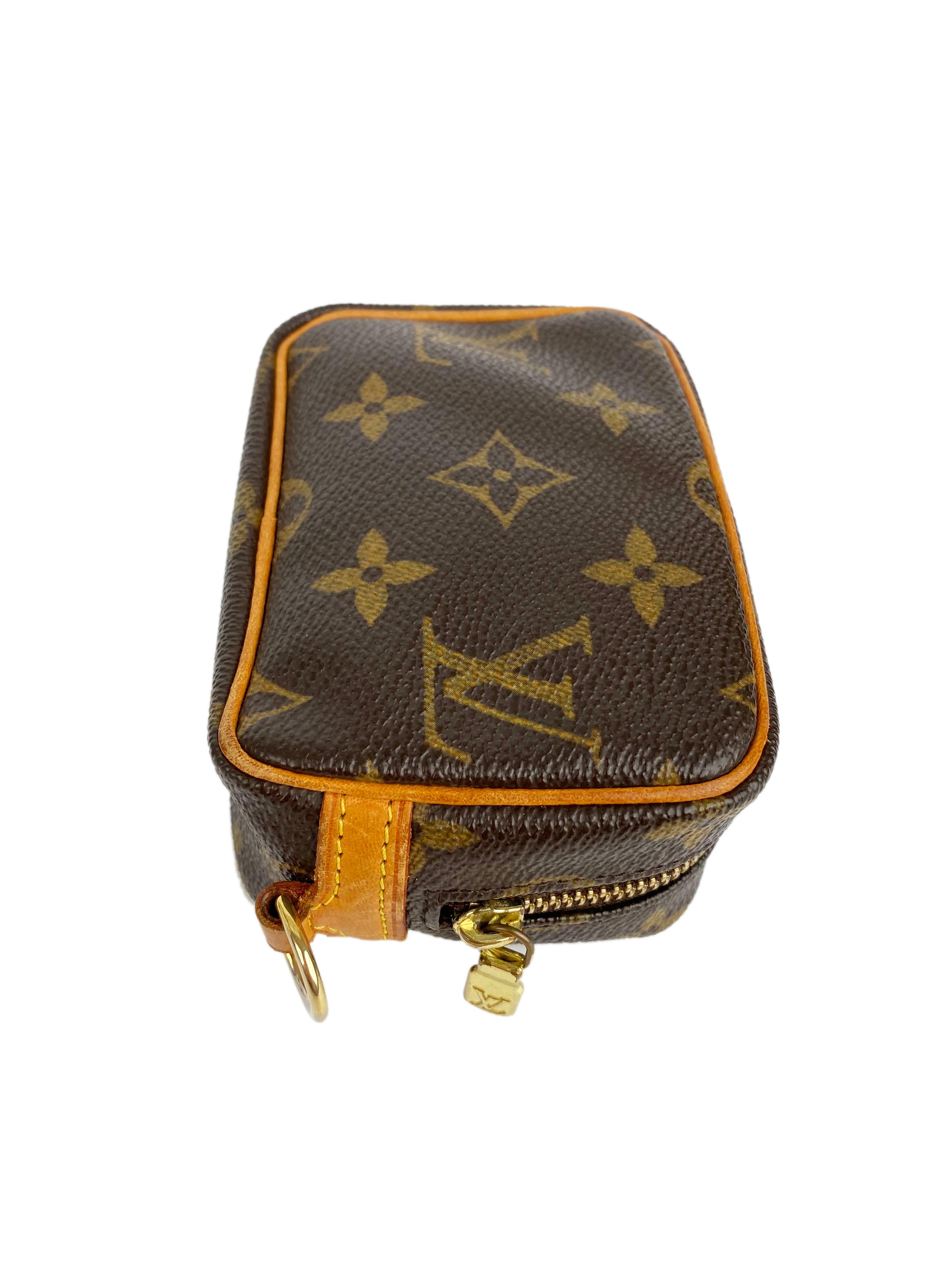 Louis Vuitton Monogram Wapity Coin Pouch - Luxury Small Wallet for Cash & Cards - Perfect for Travel, Parties & Everyday Use