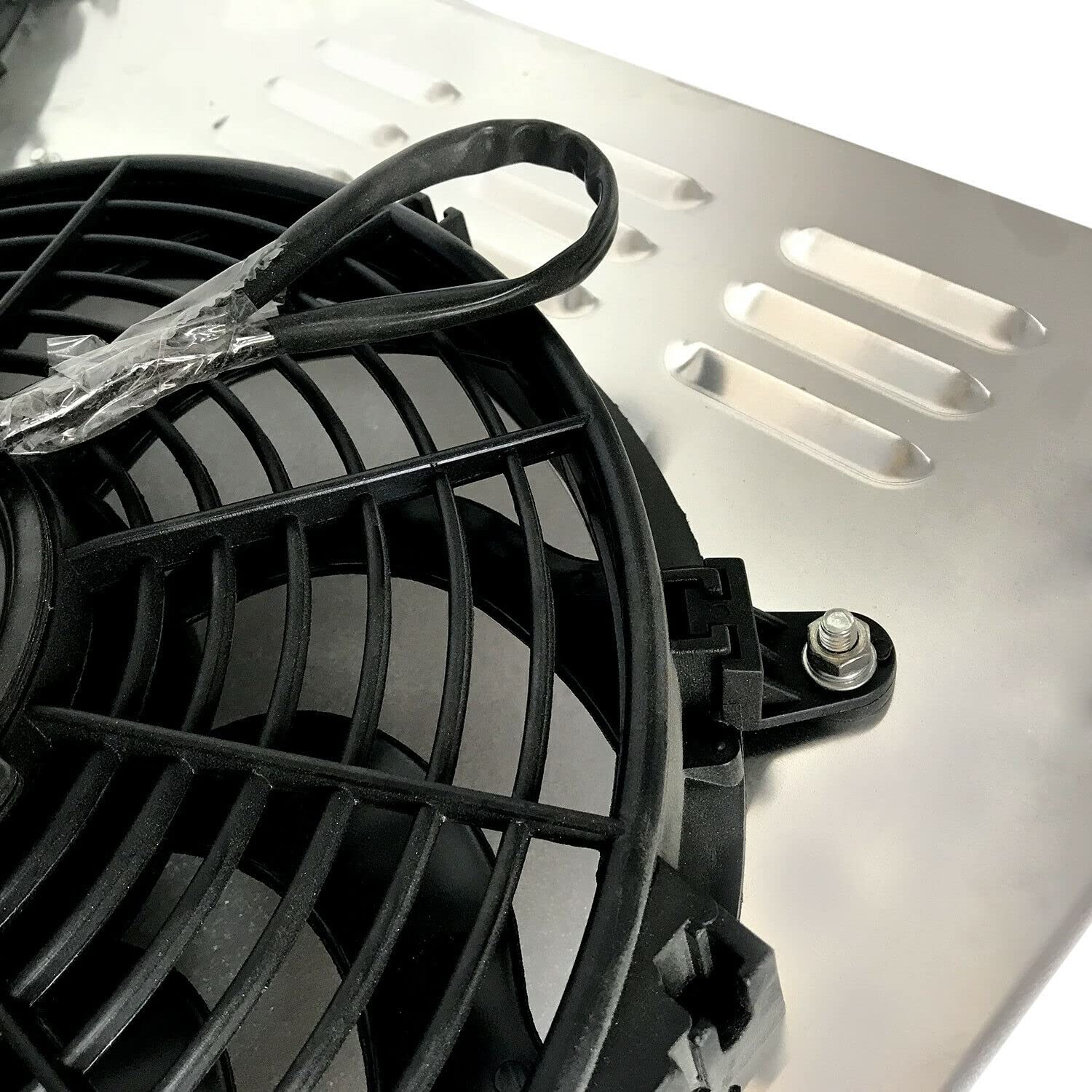 Aluminum Radiator Shroud Fan Compatible with Chevy C/K 10 20 30 & GMC Trucks 1967-1972 - DPI369 - Perfect for Cooling System Upgrades & Engine Performance Enhancement