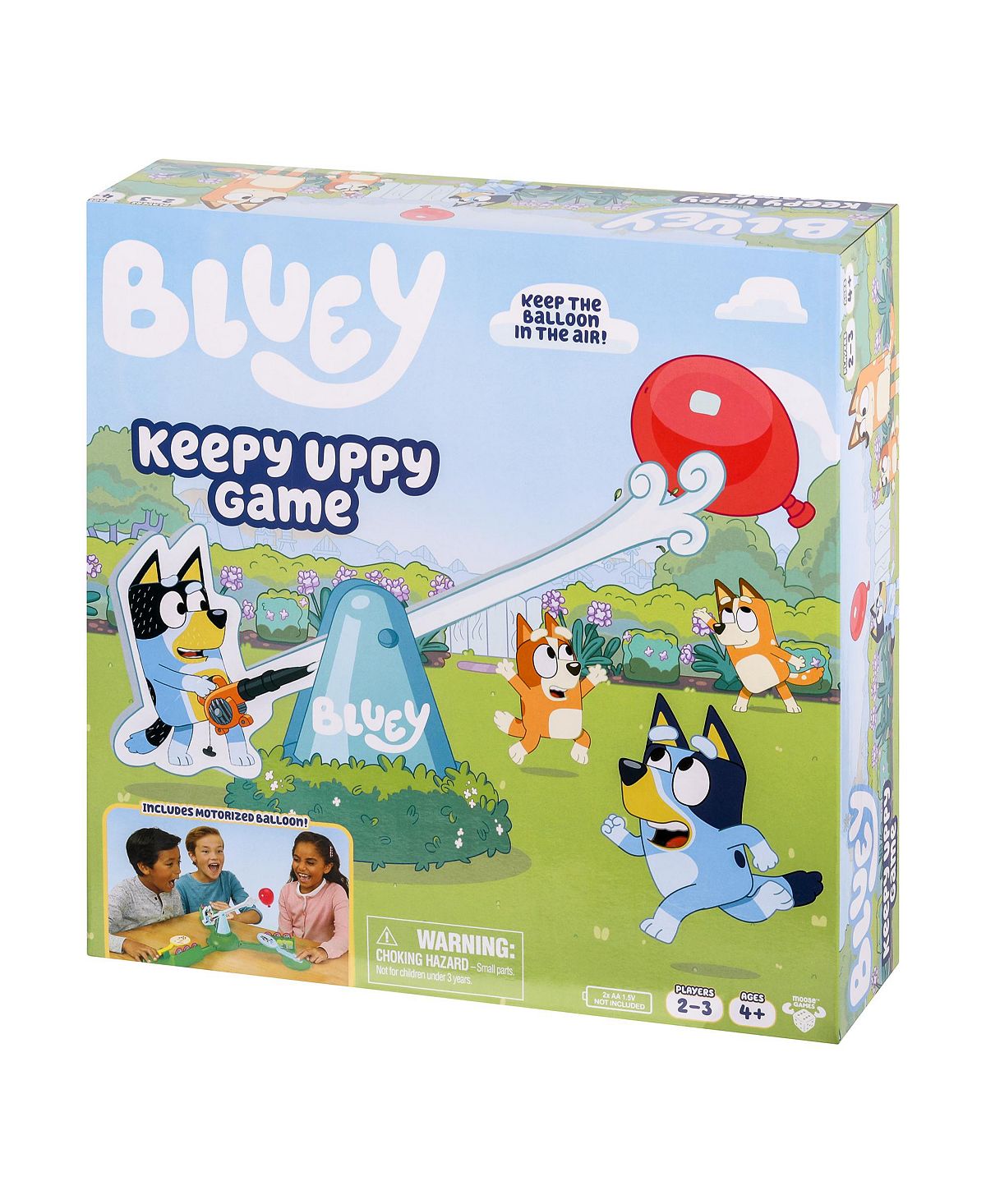 Bluey Keepy Uppy Balloon Game with Motorized Action - Fun Interactive Toy for Kids - Perfect for Indoor Play, Birthday Parties & Family Game Nights