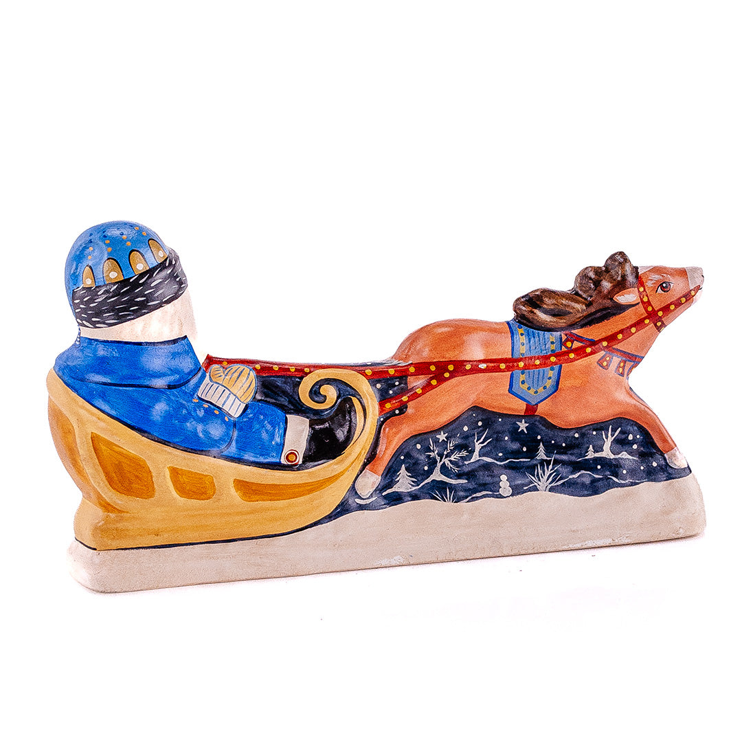 Santa's Sleigh Ride - Christmas Holiday Decorations & Outdoor Yard Decor for Xmas - Perfect for Home, Garden, and Holiday Party Decorating