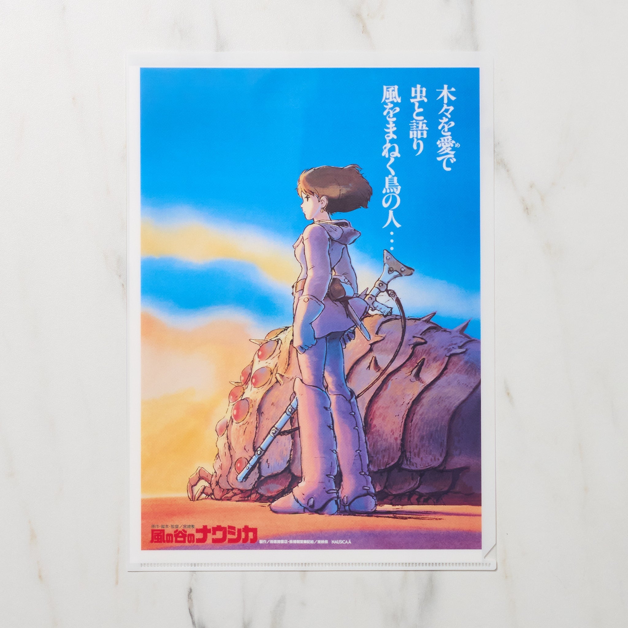 Studio Ghibli Anime Movie Poster A4 Clear Plastic File Folder - Spirited Away, My Neighbor Totoro, Howl's Moving Castle - Perfect for School, Office & Home Organization