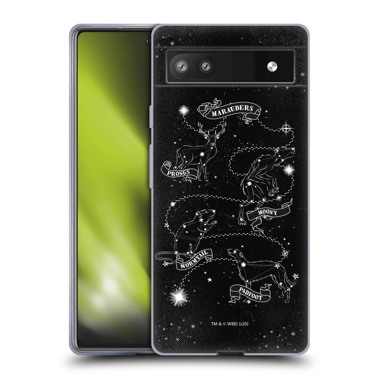 Harry Potter Marauders Case for Google Pixel 6a - Soft Gel Cover for Fans