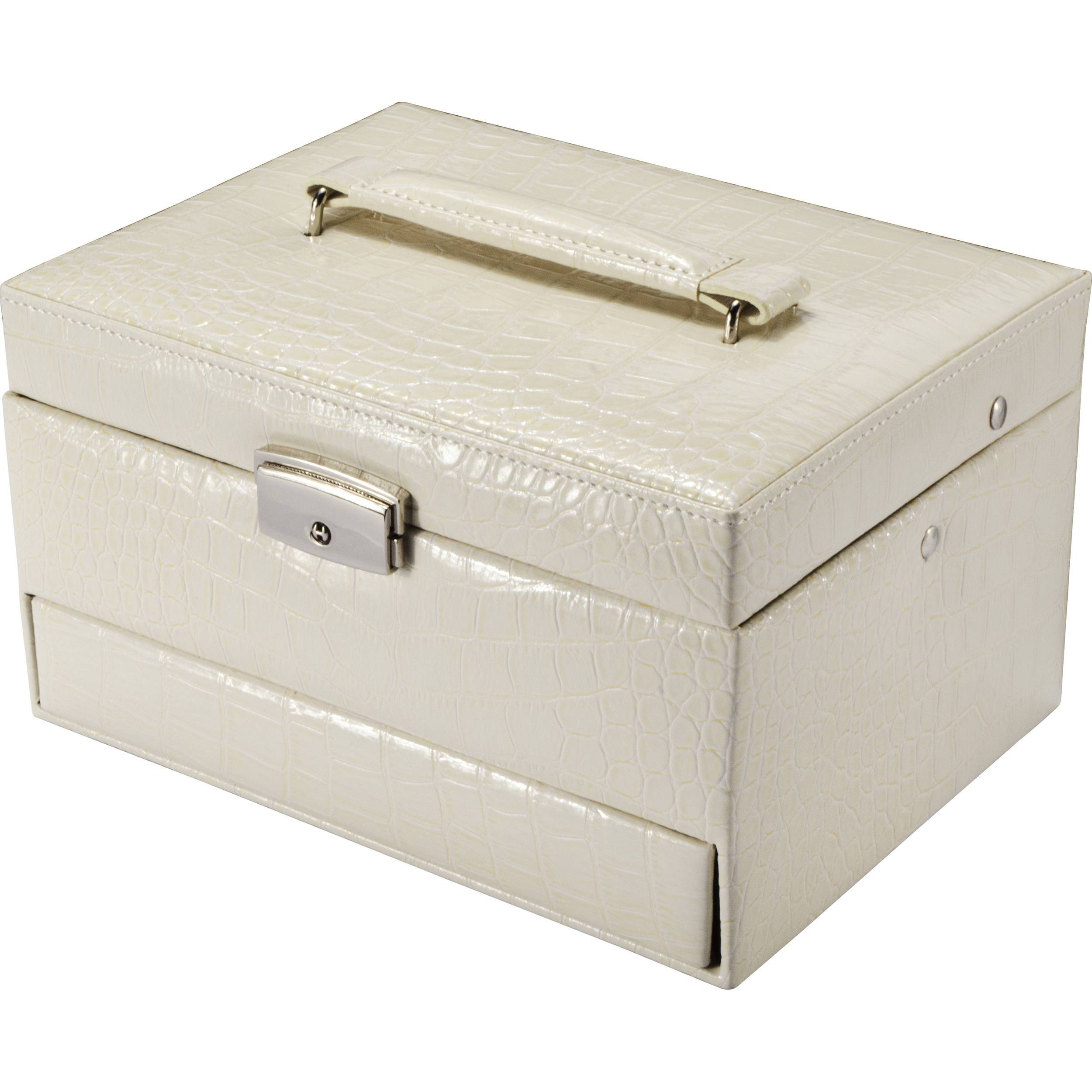 Barska BF12502 Cheri Bliss Jewelry Organizer Case JC 300 - Premium Jewelry Storage Box for Necklaces, Rings & Earrings - Perfect for Travel, Home & Gift Giving