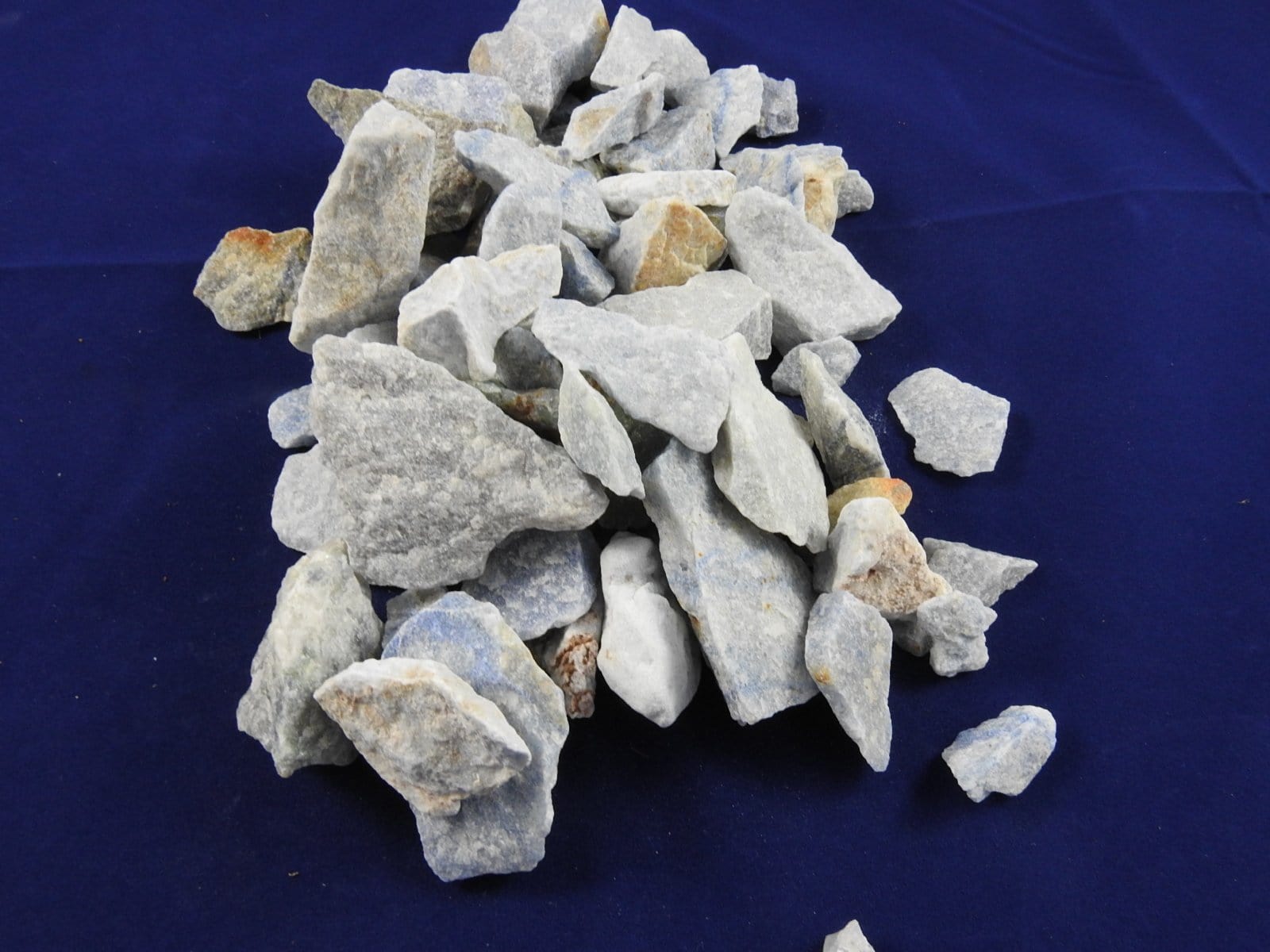 Natural Blue Quartz Rough Bulk - Raw Healing Crystals for Jewelry Making, Meditation & Home Decor (1lb) | Perfect for Energy Healing, Crafts & Crystal Collections