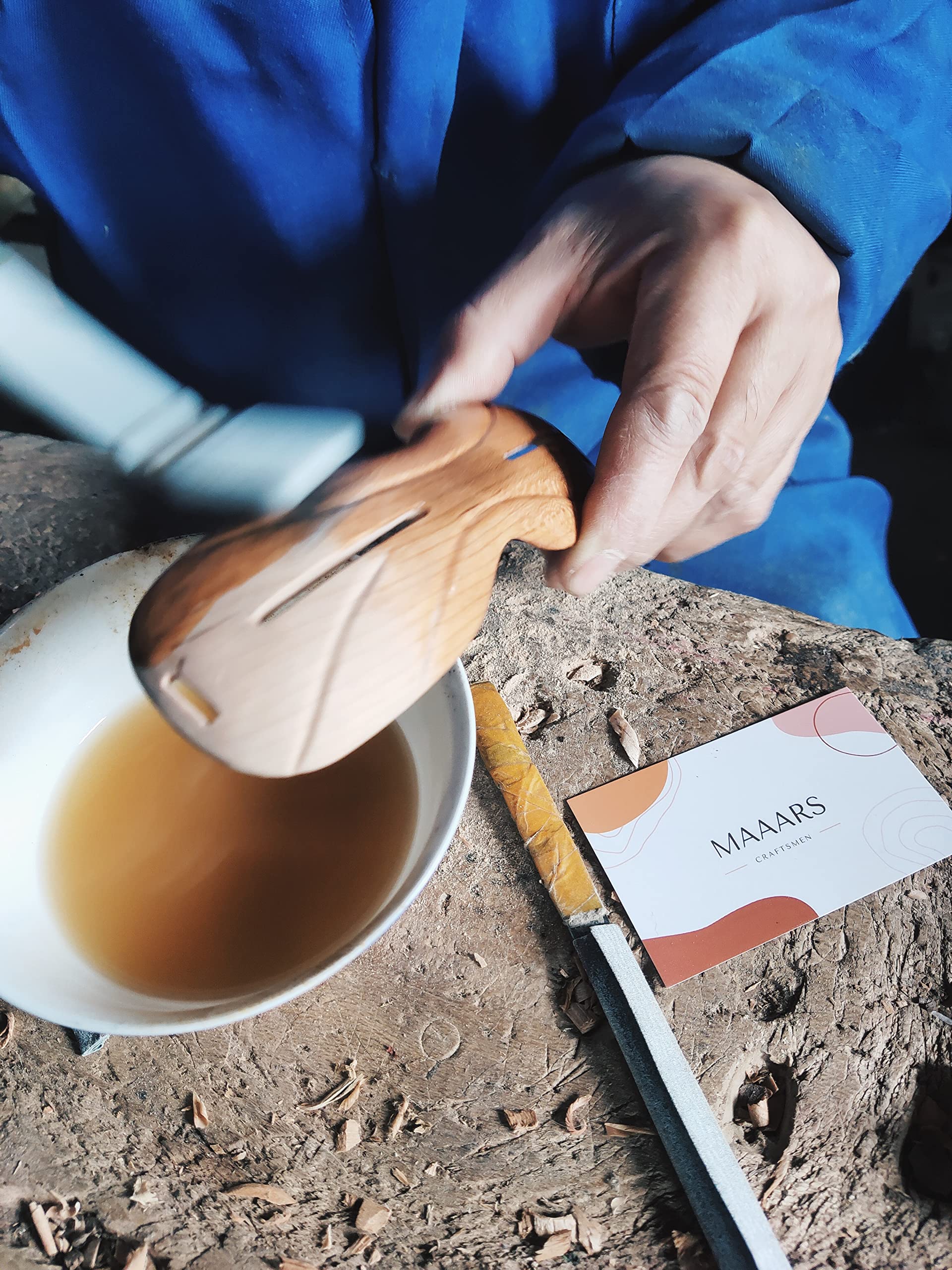 Handmade Inuit Wooden Snow Goggles - Traditional Anti-Glare Eyewear for Winter Sports & Arctic Adventures