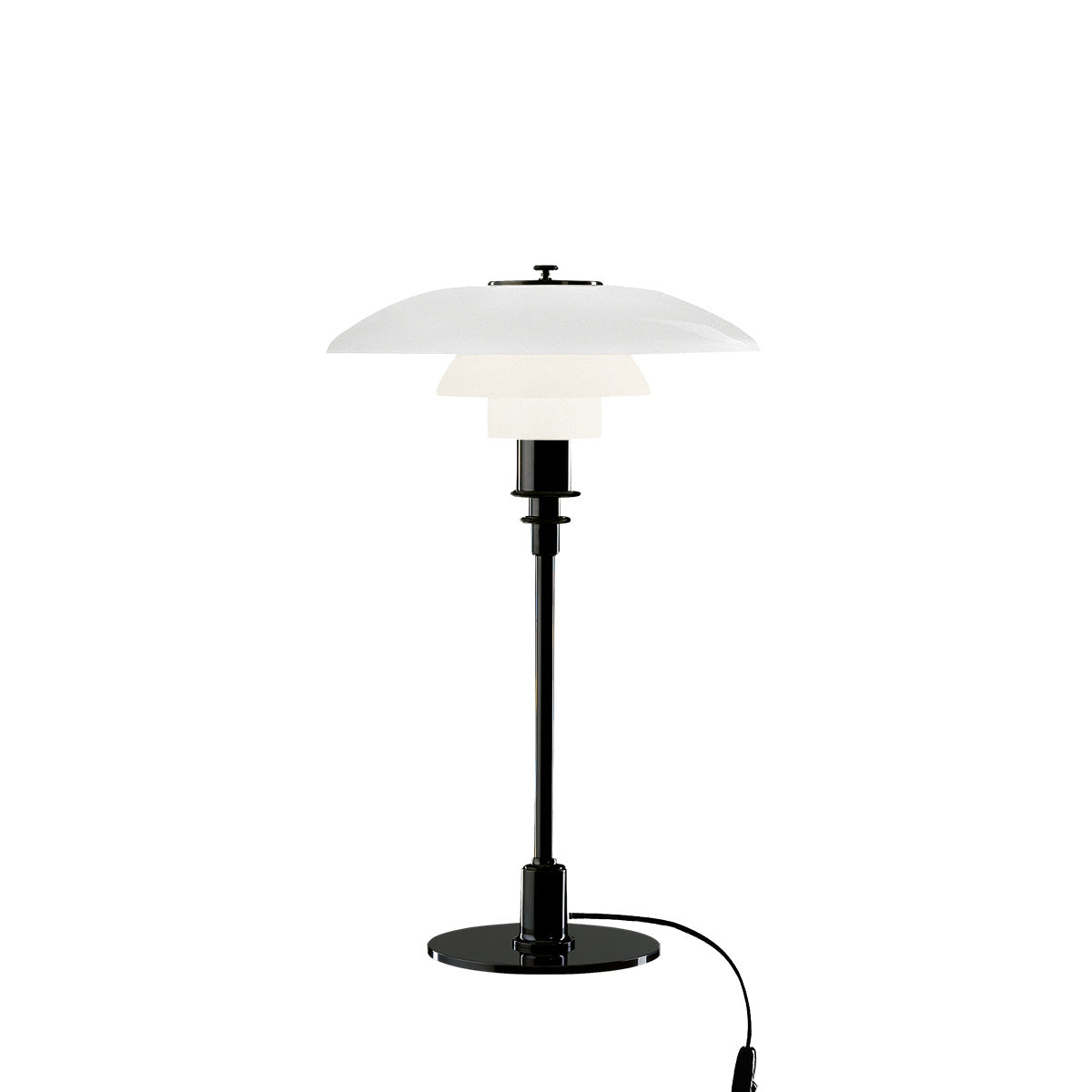 PH 3½ 2½ Glass Table Lamp - Modern Scandinavian Design Desk Light for Living Room, Bedroom & Office Decor