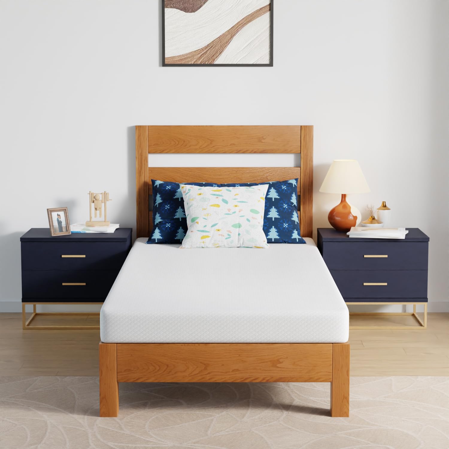FDW 5 Inch Gel Memory Foam Mattress - Medium-Firm Support for Pressure Relief & Cool Sleep - CertiPUR-US Certified Twin Size Mattress in a Box - Perfect for Kids, Adults, Guest Rooms & RVs