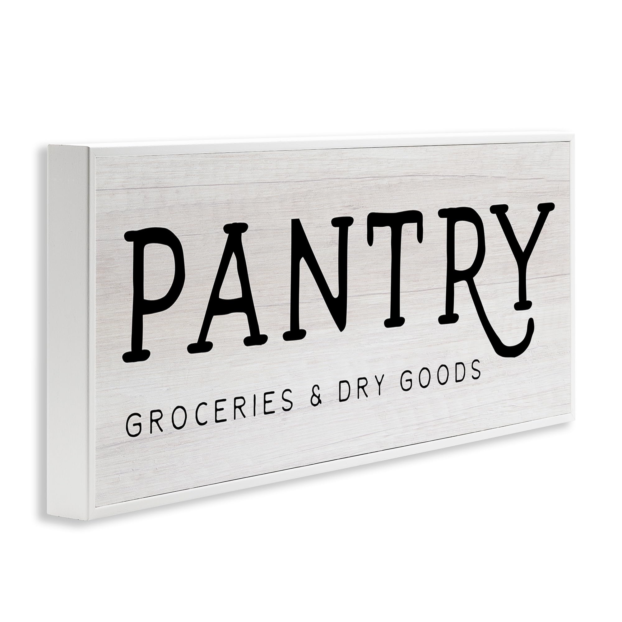 Rustic Pantry Sign for Groceries & Dry Goods - Kitchen Decor