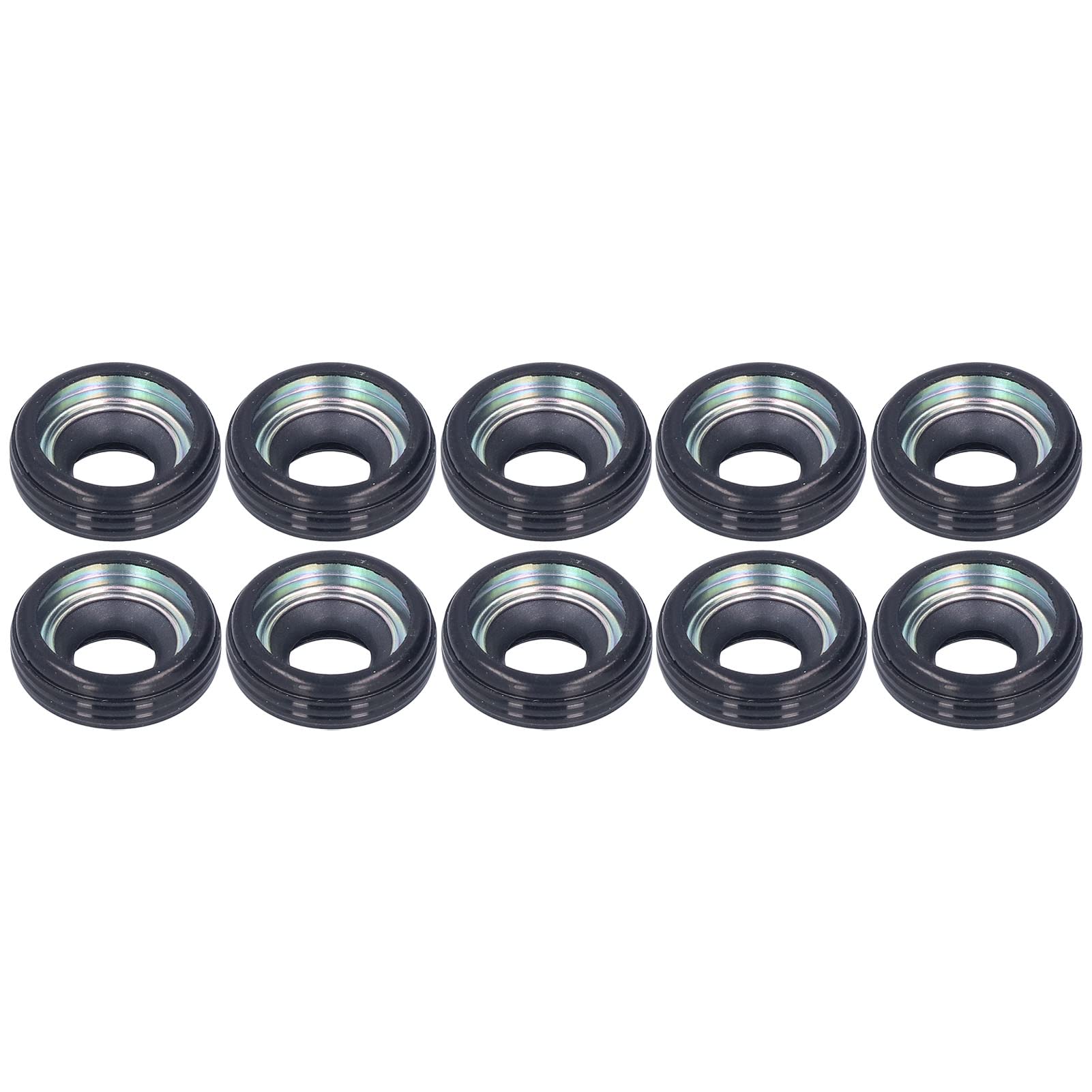 10Pcs A/C Compressor Oil Seal Kit - Compatible with 508 5H14 Automotive Air Conditioning Compressor Shaft Seal Replacement for Car AC Repair & Maintenance
