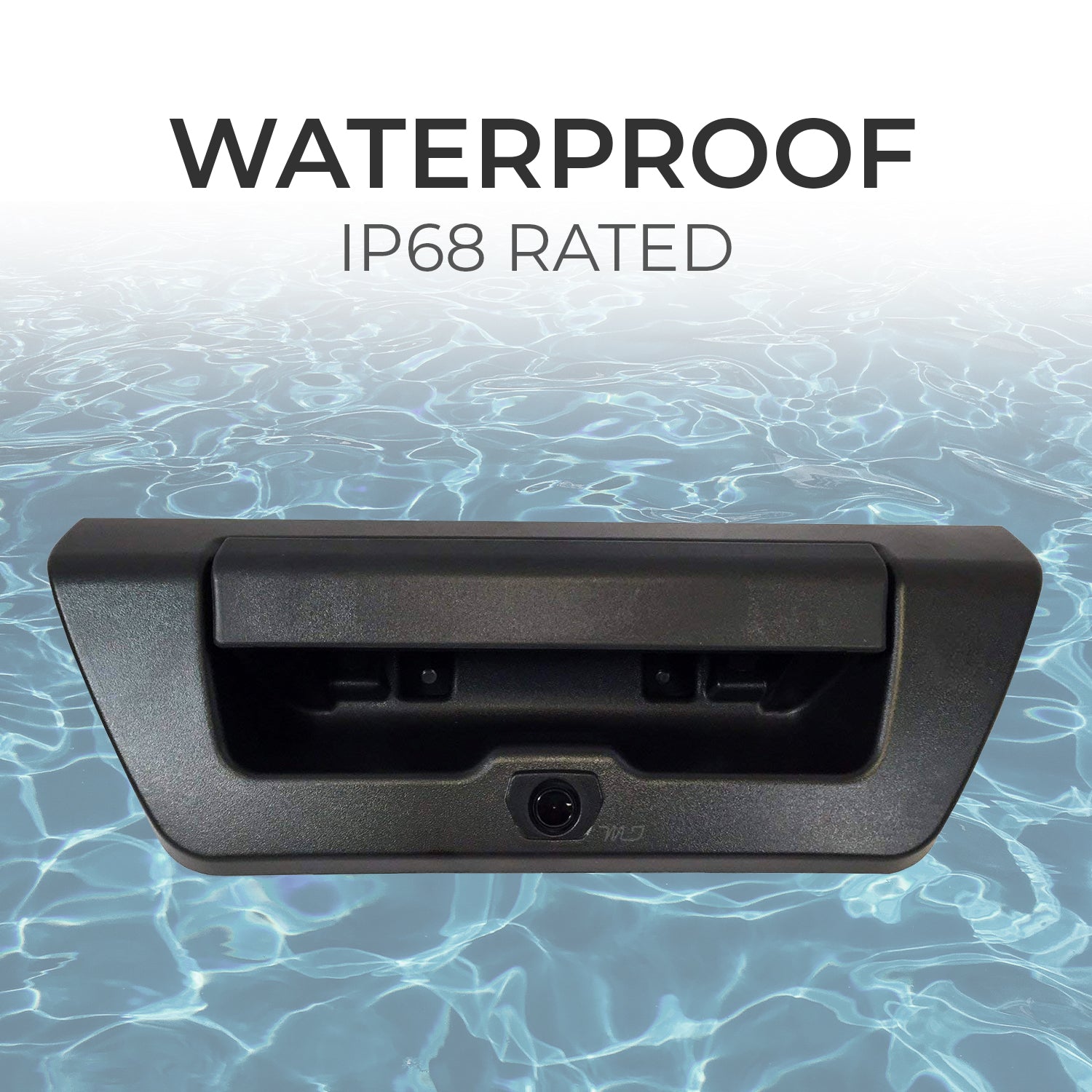 Ford F150 (2015-2017) Black Replacement Tailgate Handle with Backup Camera - No Key Hole - Durable Aftermarket Truck Accessory for Easy Installation & Enhanced Security | Perfect for Off-Roading, Towing & Daily Driving