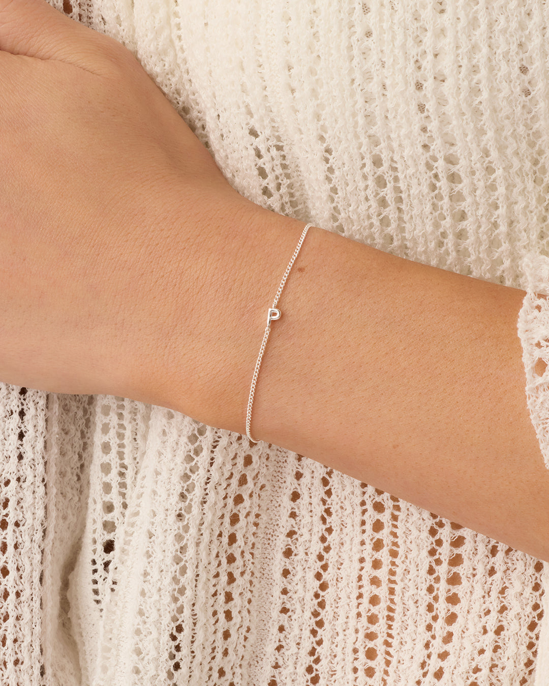 Wilder Mini Alphabet Bracelet - Personalized Initial Letter Bracelet for Women & Girls - Trendy Stackable Jewelry for Everyday Wear & Gifts