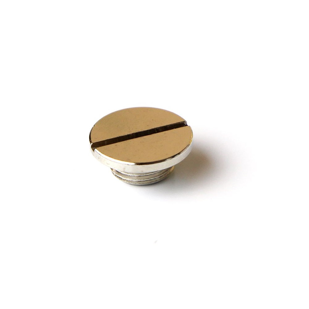 La Pavoni Espresso Machine Sight Glass Chrome Cap Nut Replacement Part - Perfect for Coffee Bar & Home Brewing