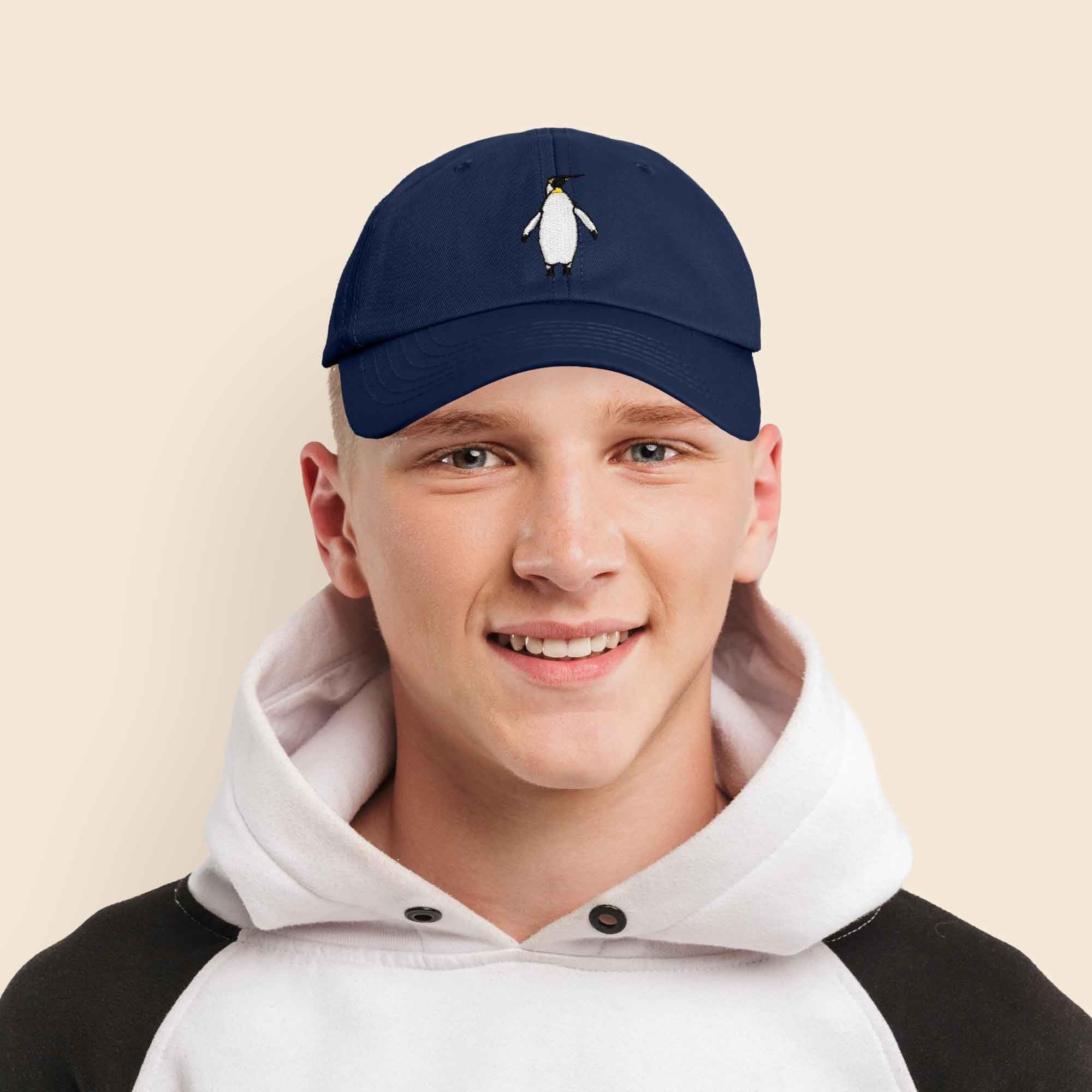 Stylish DALIX Penguin Dad Baseball Cap - Cute Great Auk Design for Men - Perfect for Winter Outdoor Activities, Casual Wear & Gifts