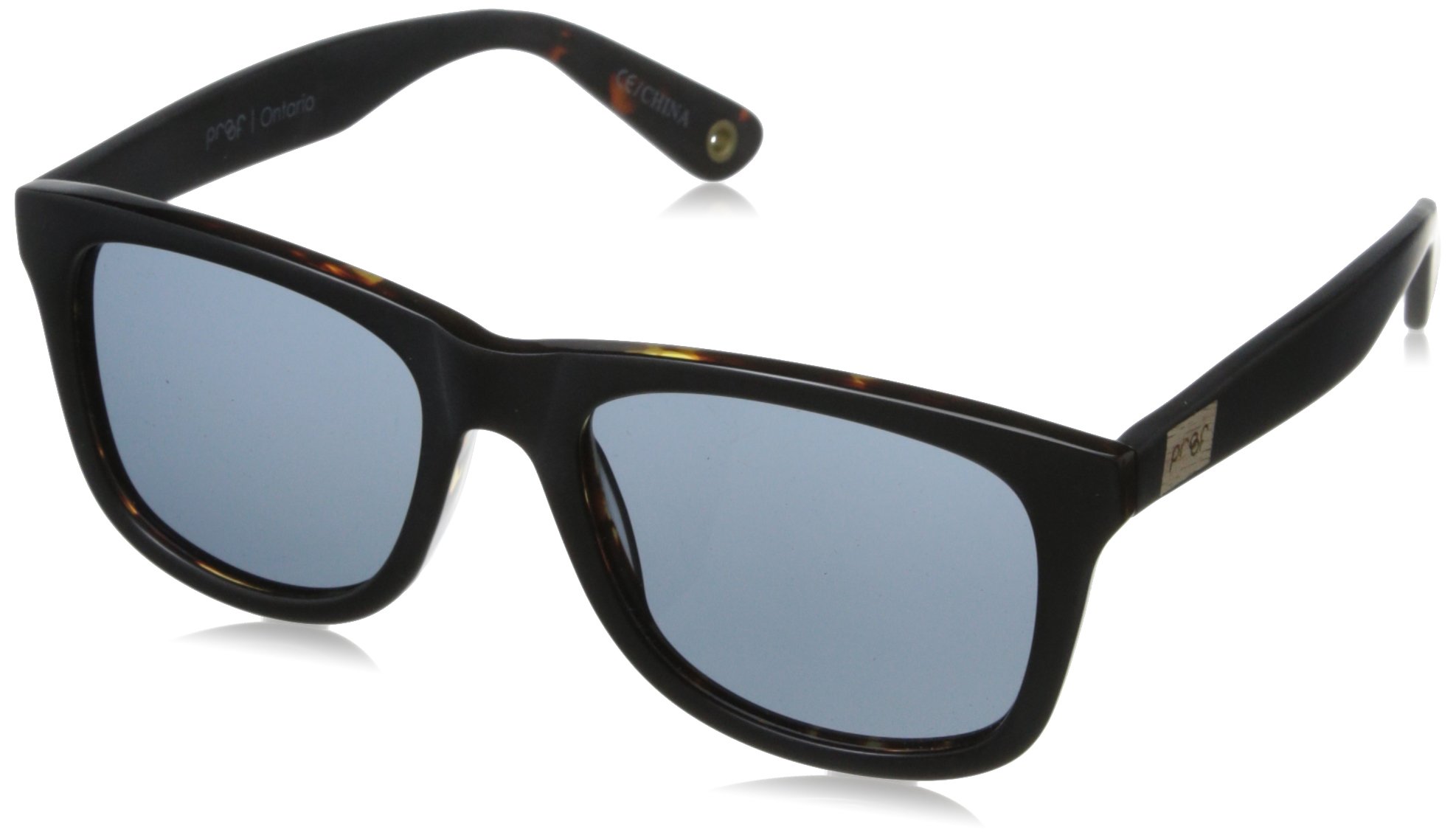 Unisex Eco-Friendly Wooden Sunglasses - Handcrafted Matte Black Ontario Style, Water Resistant & UV Protection | Perfect for Outdoor Activities, Beach, Driving & Fashion Accessories