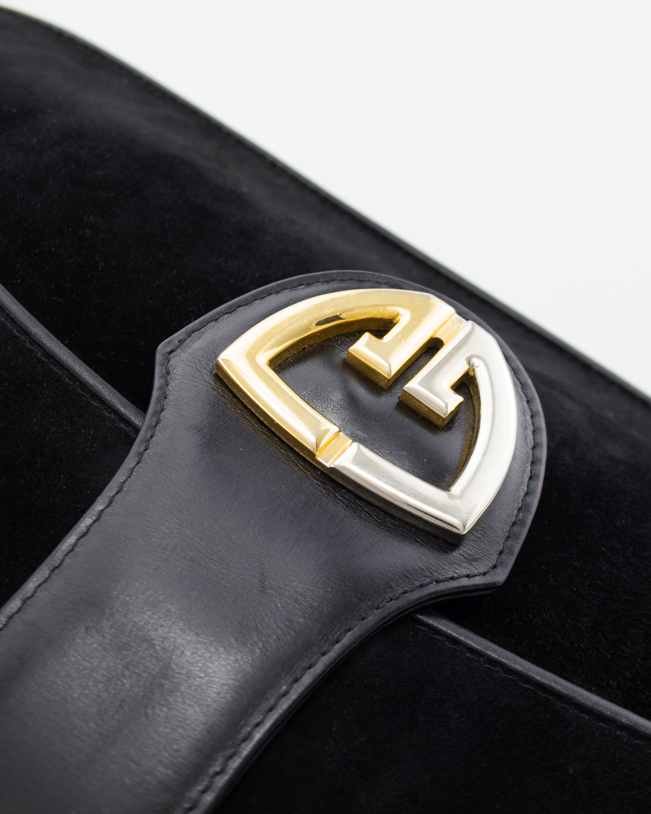 Black Suede Large Clutch Handbag for Women - Elegant Evening Bag for Parties, Weddings & Special Occasions