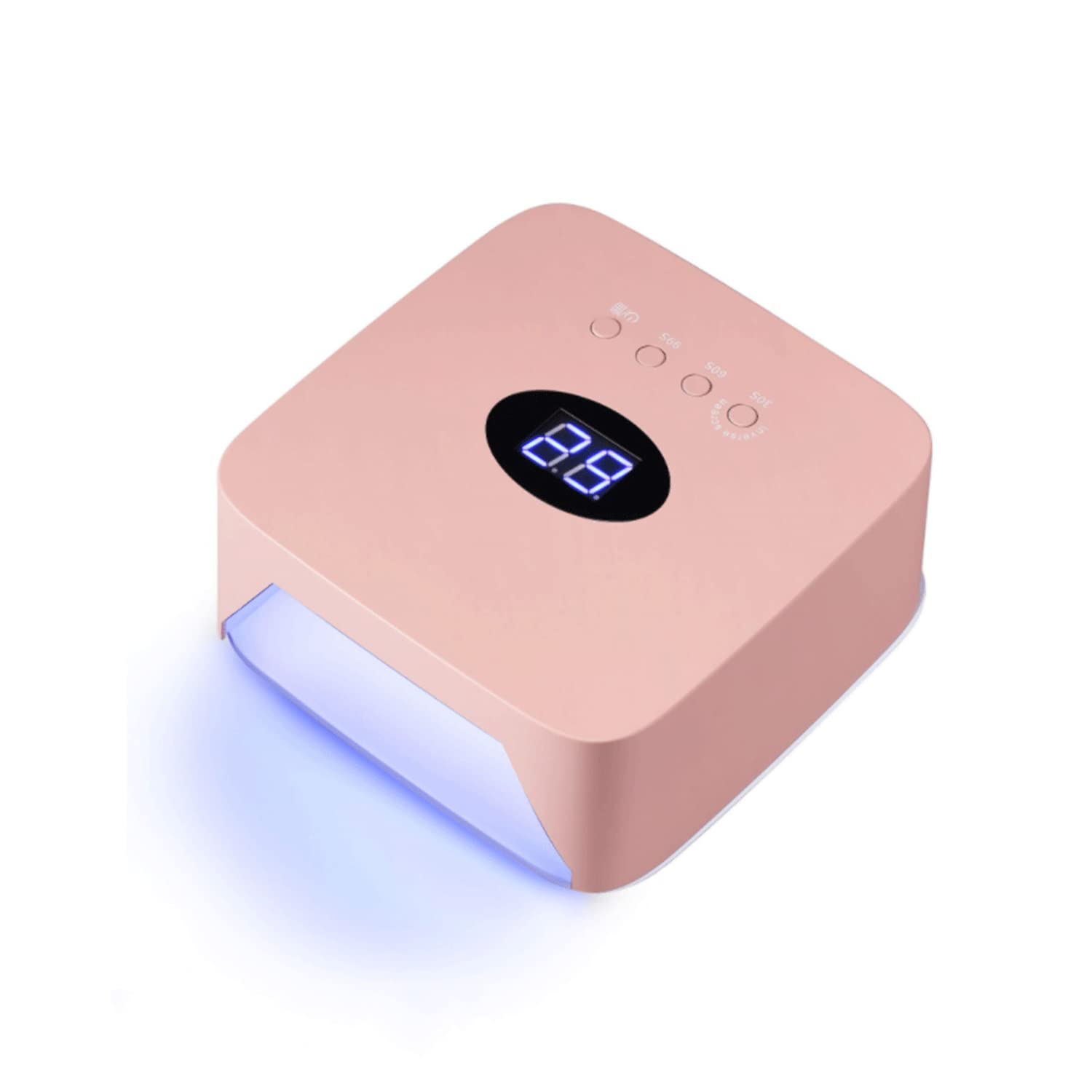54W Cordless UV LED Nail Lamp - Professional Portable Rechargeable Nail Dryer with 3 Timer Settings, Sensor & LCD Display | Perfect for Home Manicures & Salon Nail Art Services | Fast Drying for Gel Polish & Acrylic Nails