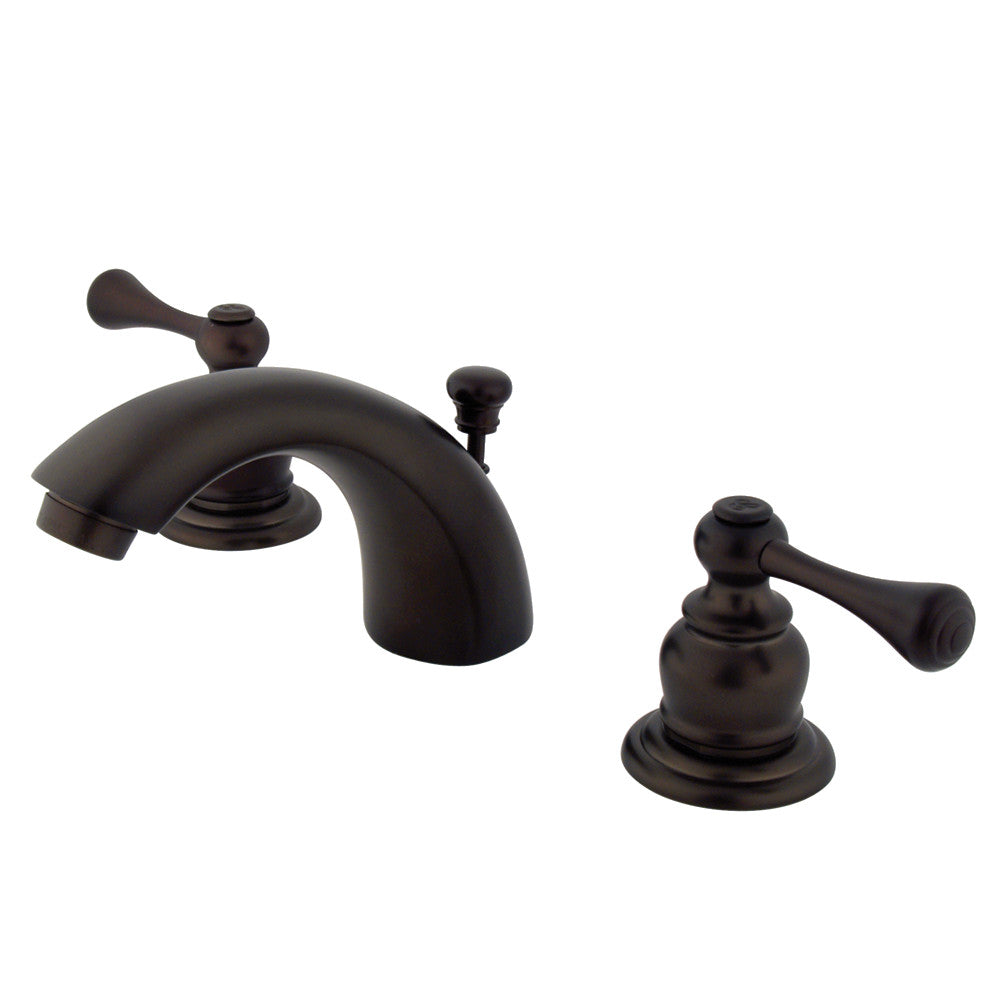 Kingston Brass KB3944BL Vintage Mini Widespread Bathroom Faucet - Classic 8