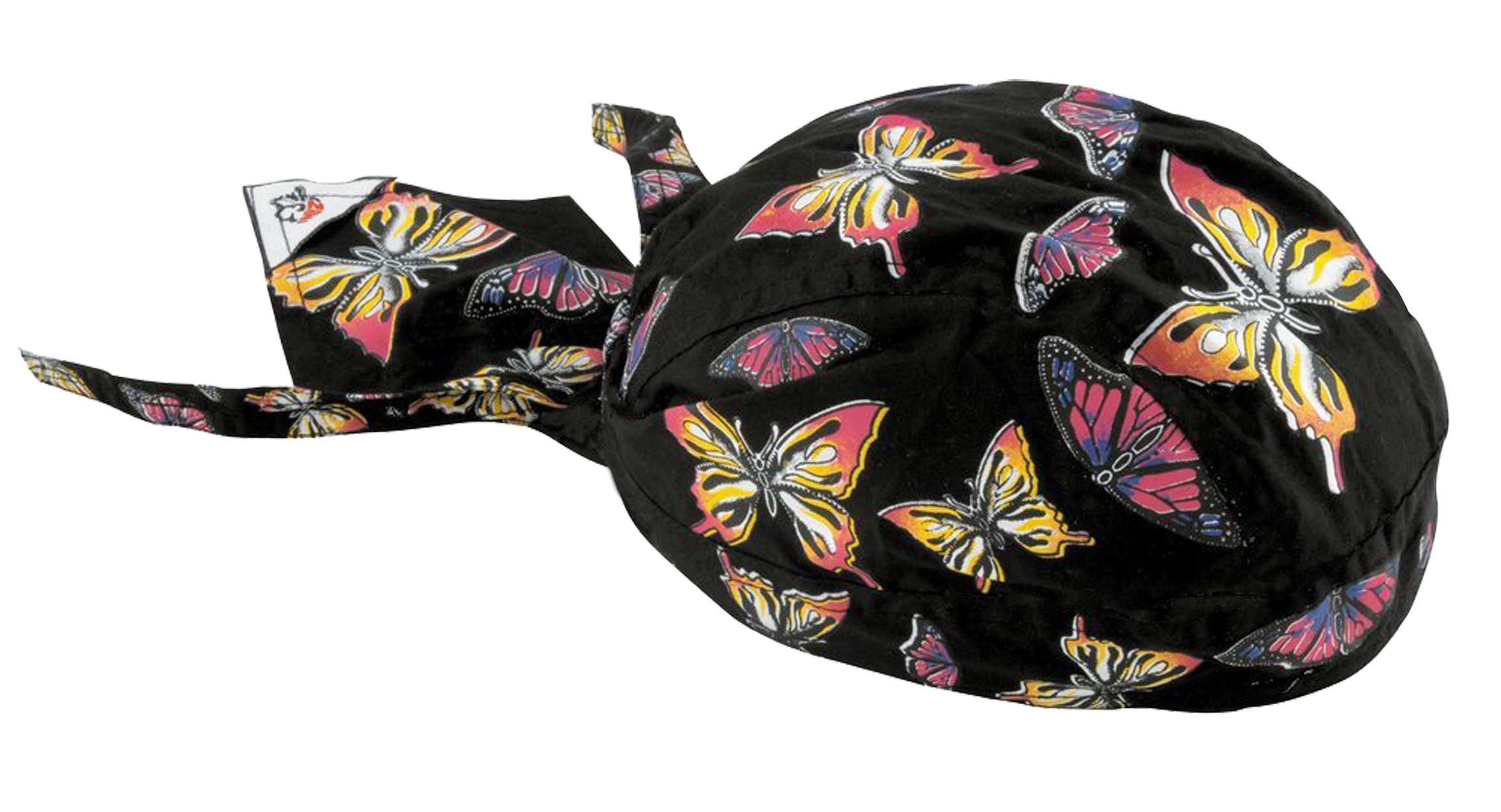 Colorful Butterfly Print Headwraps for Women - Stylish Cotton Doo Rag Skull Cap - Perfect for Sports, Gym, Outdoor Activities & Fashion Accessories