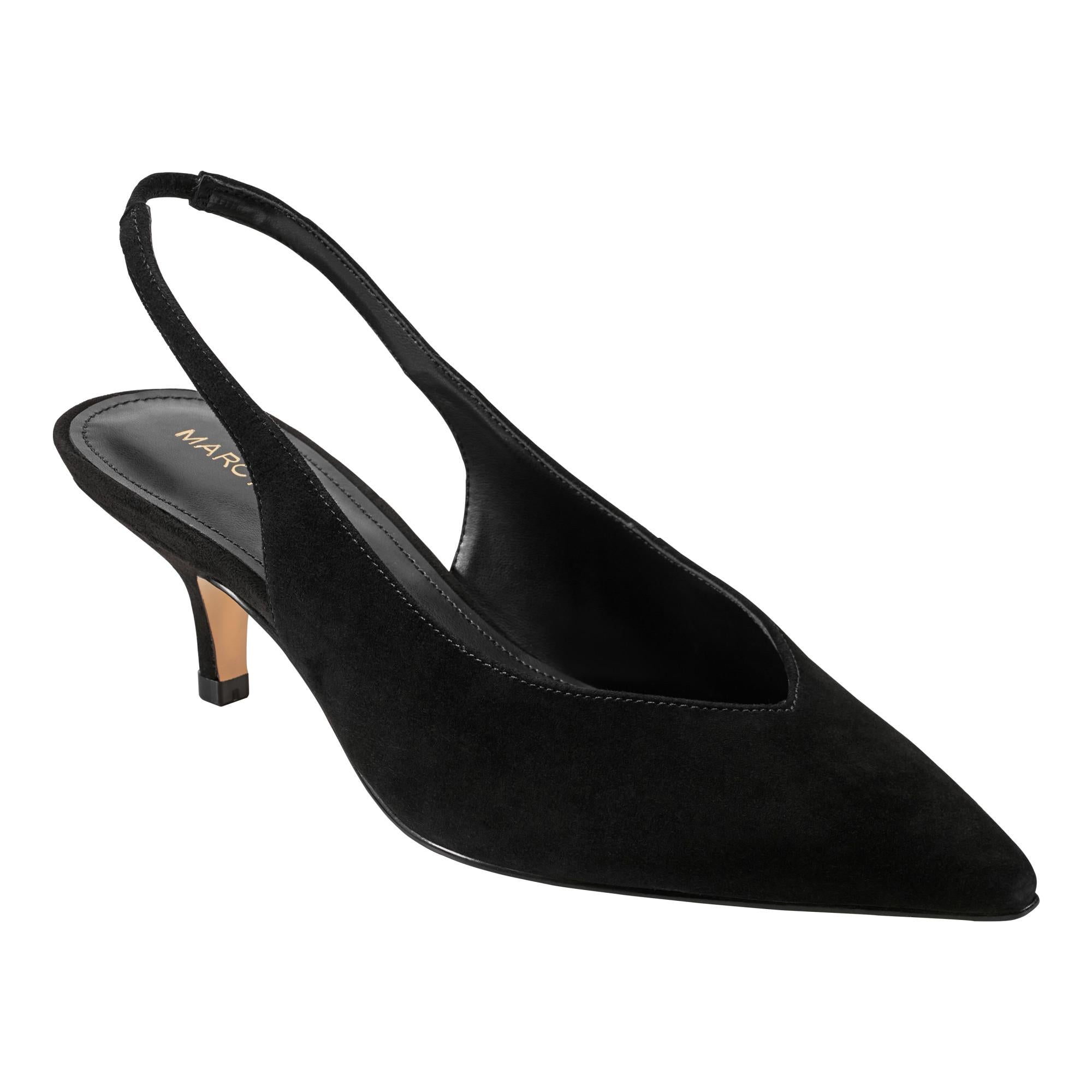 Marc Fisher Women's Labela Black Leather Ankle Boots - Stylish & Comfortable for Work, Party & Everyday Wear