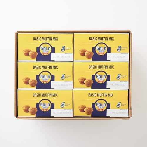 Gold Medal Basic Muffin Mix - 5 Pound Bulk Box (Pack of 6) | Premium Baking Ingredients for Homemade Muffins, Cupcakes & Quick Breads - Perfect for Breakfast, Snacks & Party Treats