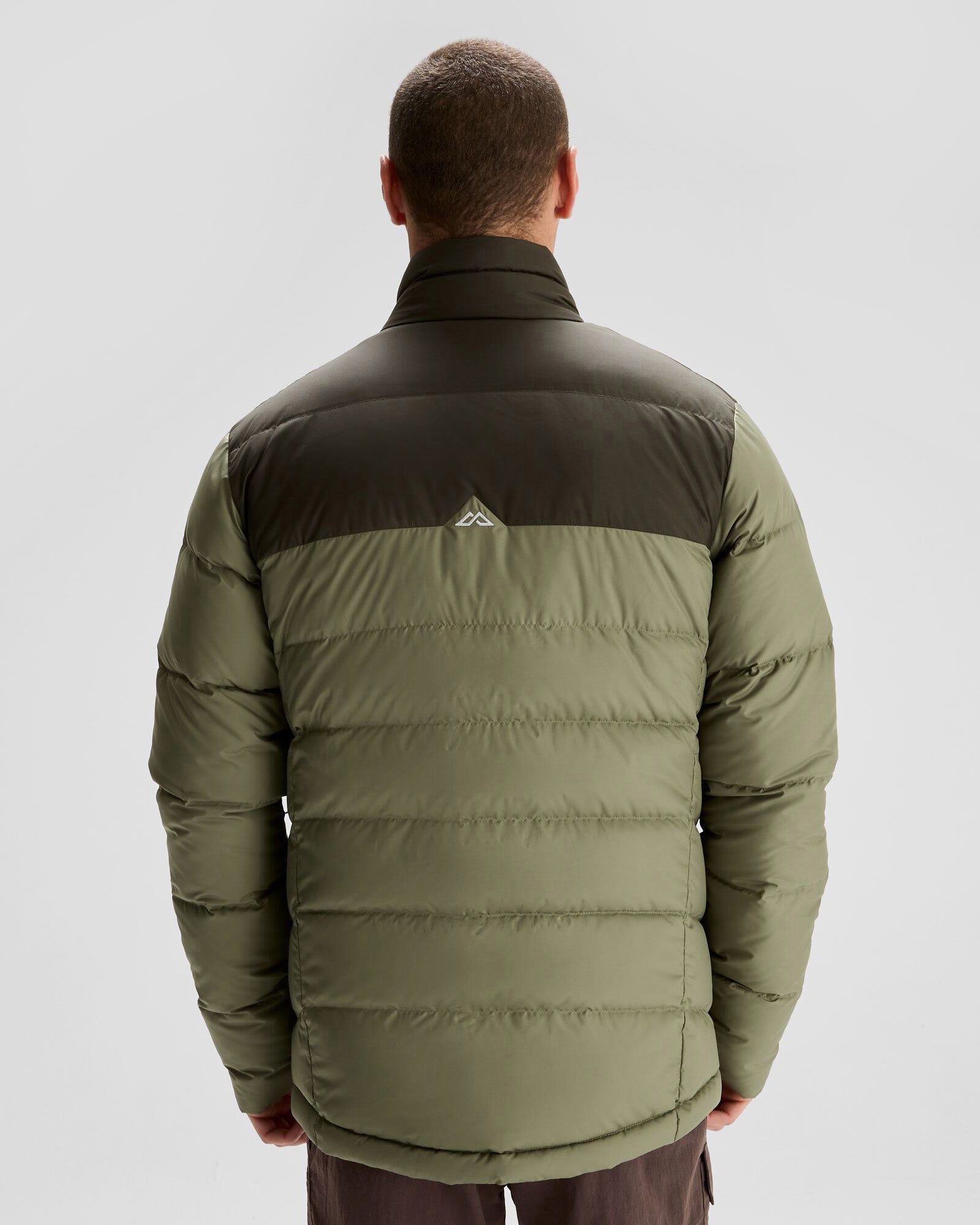 Men's Epiq Down Jacket - Waterproof Winter Coat for Outdoor Activities, Hiking & Camping | Beech/Dark Moss Color Options