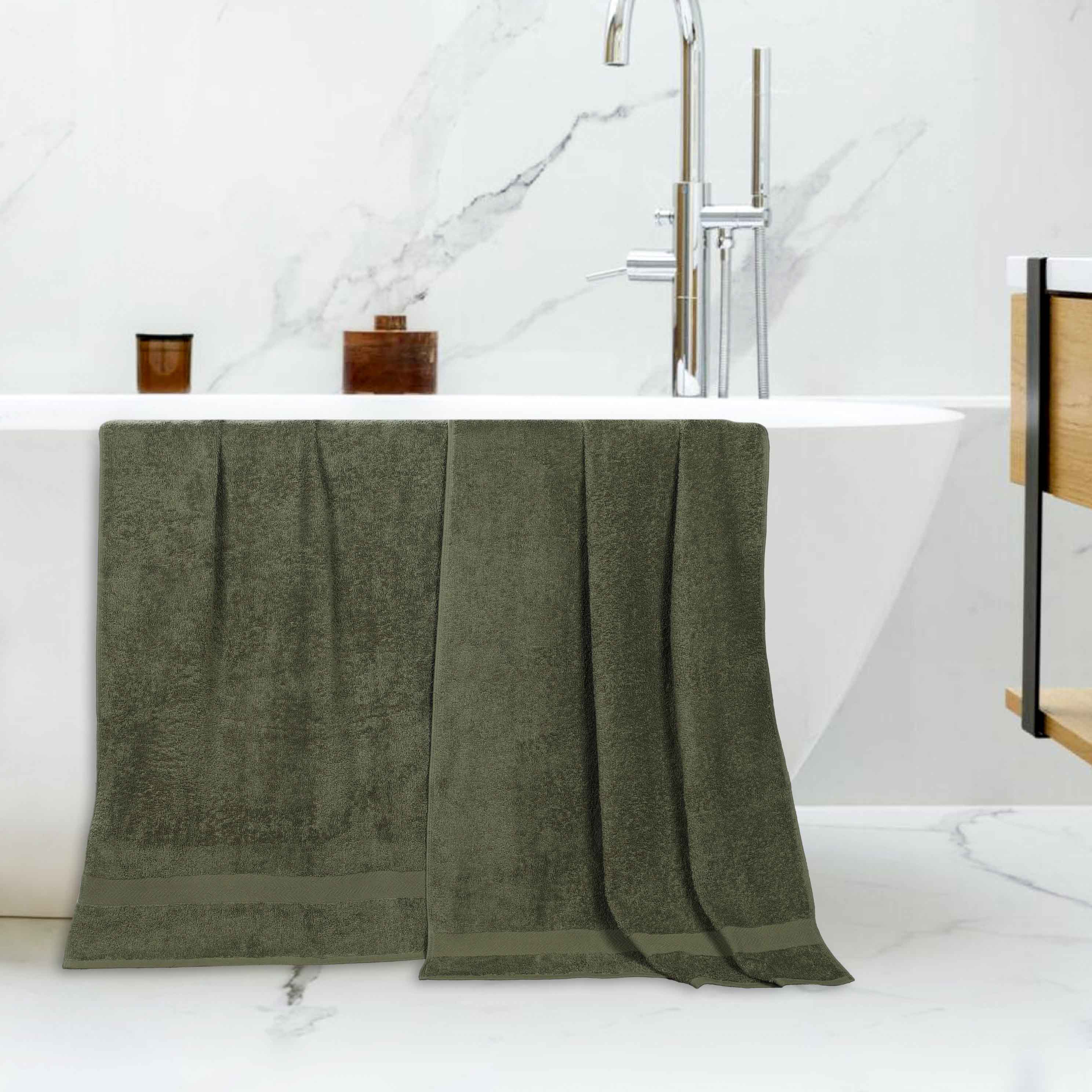 Franklin Eco-Friendly Organic Cotton 2-Piece Bath Sheet Set | Ultra Soft & Absorbent Towels for Spa, Beach & Luxury Bathroom Use