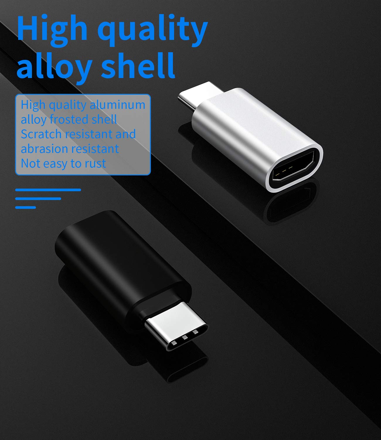 3-Pack USB C to Micro USB Adapter - Compatible with iPad Pro/Air 4, Samsung Galaxy S21/S20/Note, Pixel 5/4XL, LG V35, Moto - Fast Charging & Data Sync - Perfect for Travel, Office & Home Use