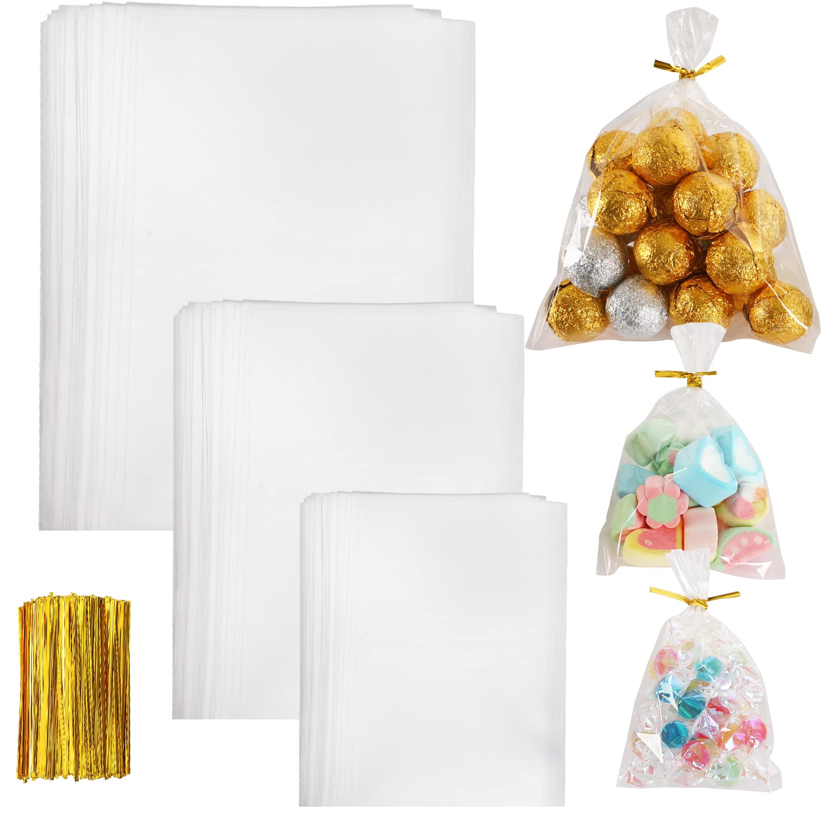 Augshy 300-Pack Cake Pop Bags - 3X5