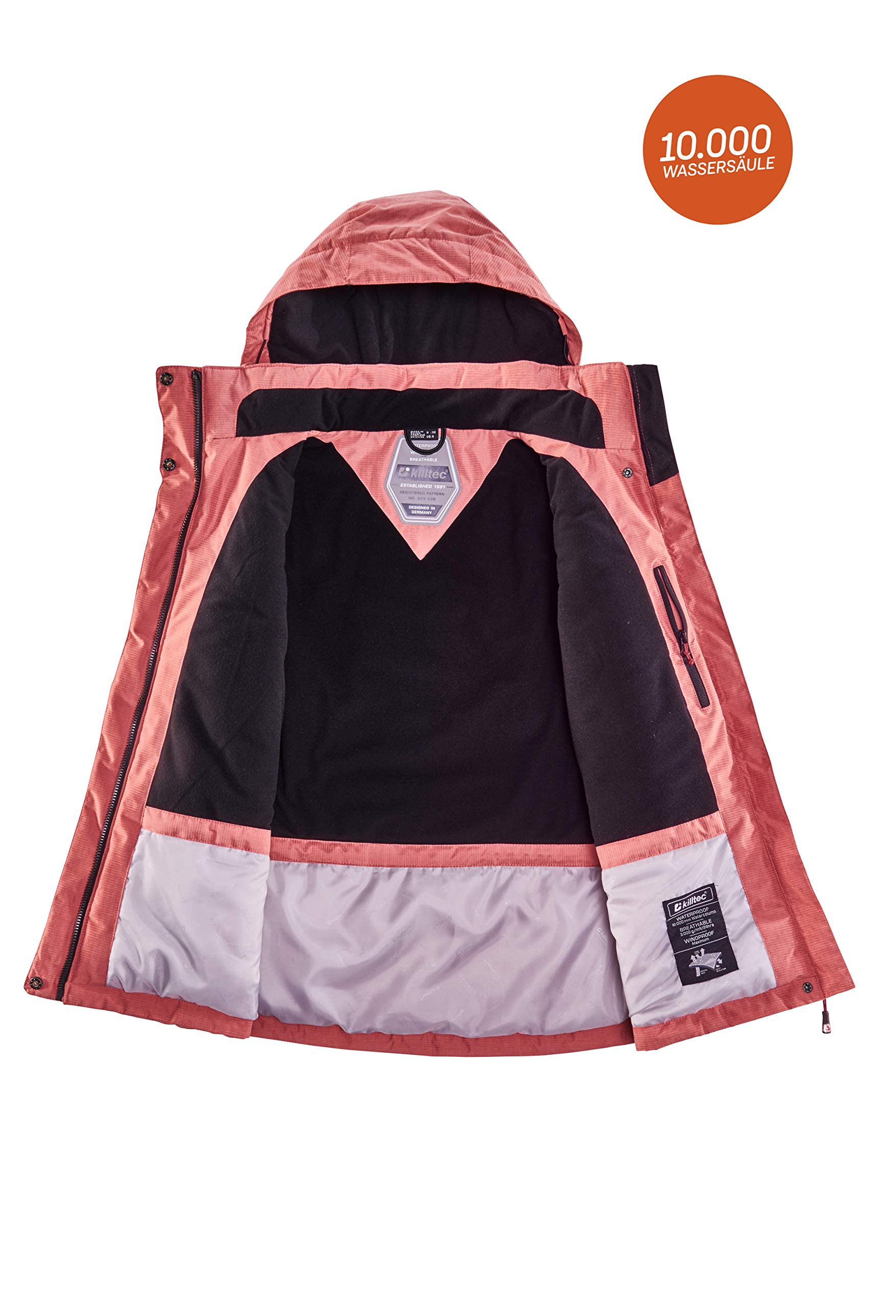 Women's Winter Jacket - Warm Fleece Lined Coat with Hood for Cold Weather - Perfect for Outdoor Activities, Snowboarding & Daily Winter Wear