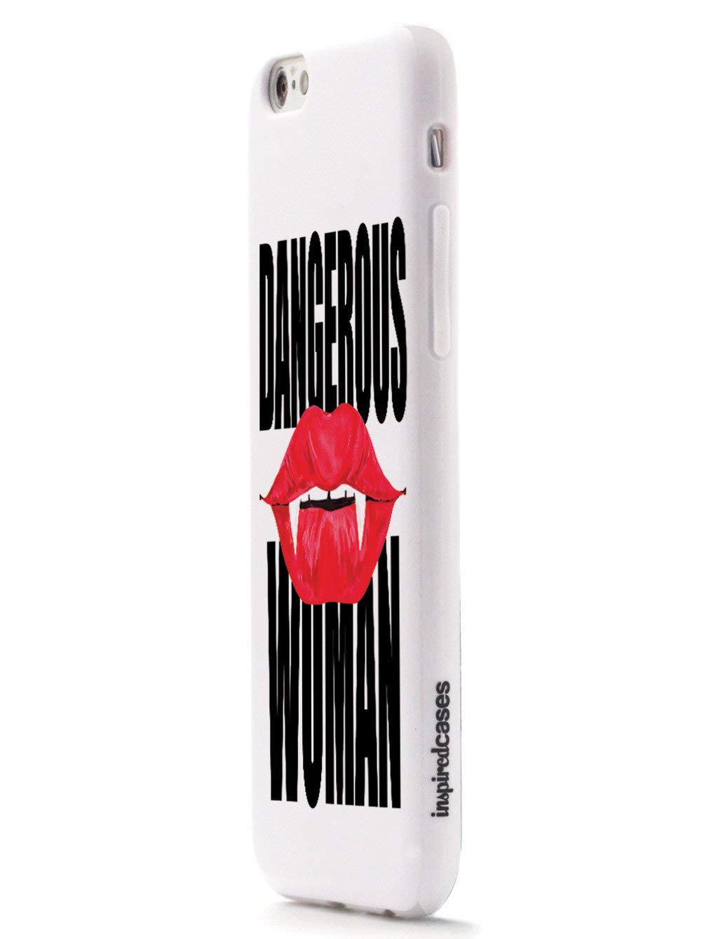 Premium 3D Textured Protective Phone Case for Apple iPhone 6/6s - Inspired Dangerous Woman Vampire Fangs Design - Shockproof & Scratch Resistant Cover - Perfect for Halloween, Cosplay & Gothic Fashion Enthusiasts